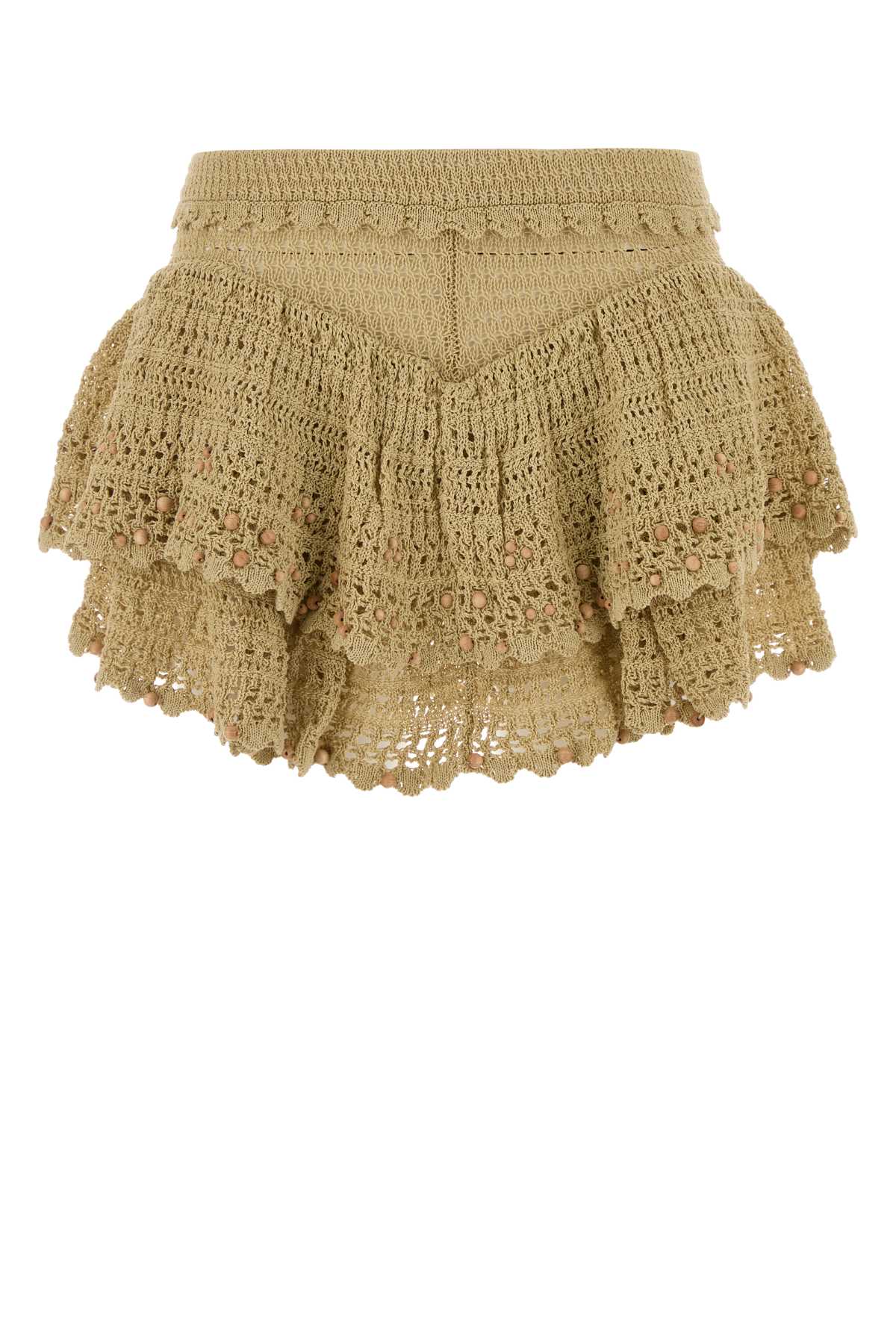 Isabel Marant Women Beige Crochet Olzea Skirt-Pant ISABEL MARANT