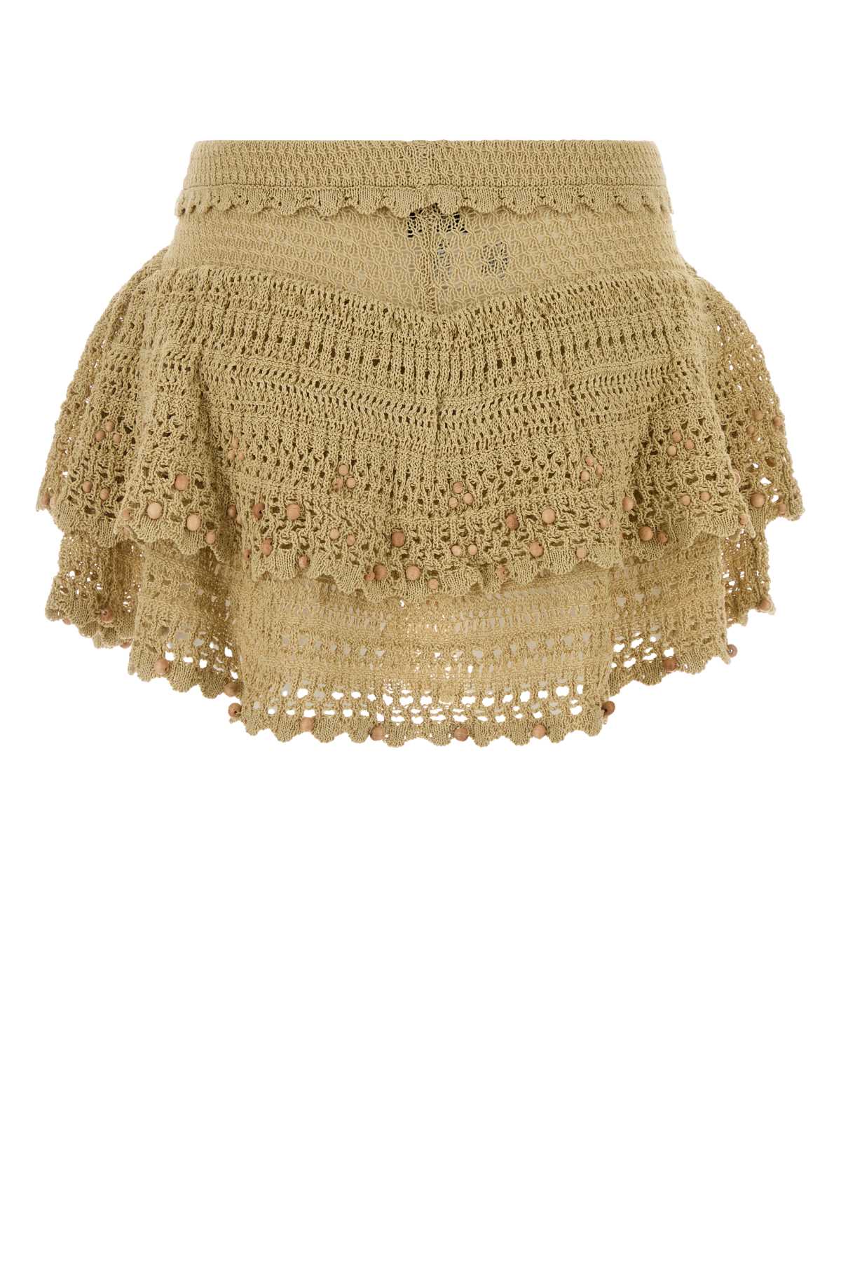 Isabel Marant Women Beige Crochet Olzea Skirt-Pant ISABEL MARANT
