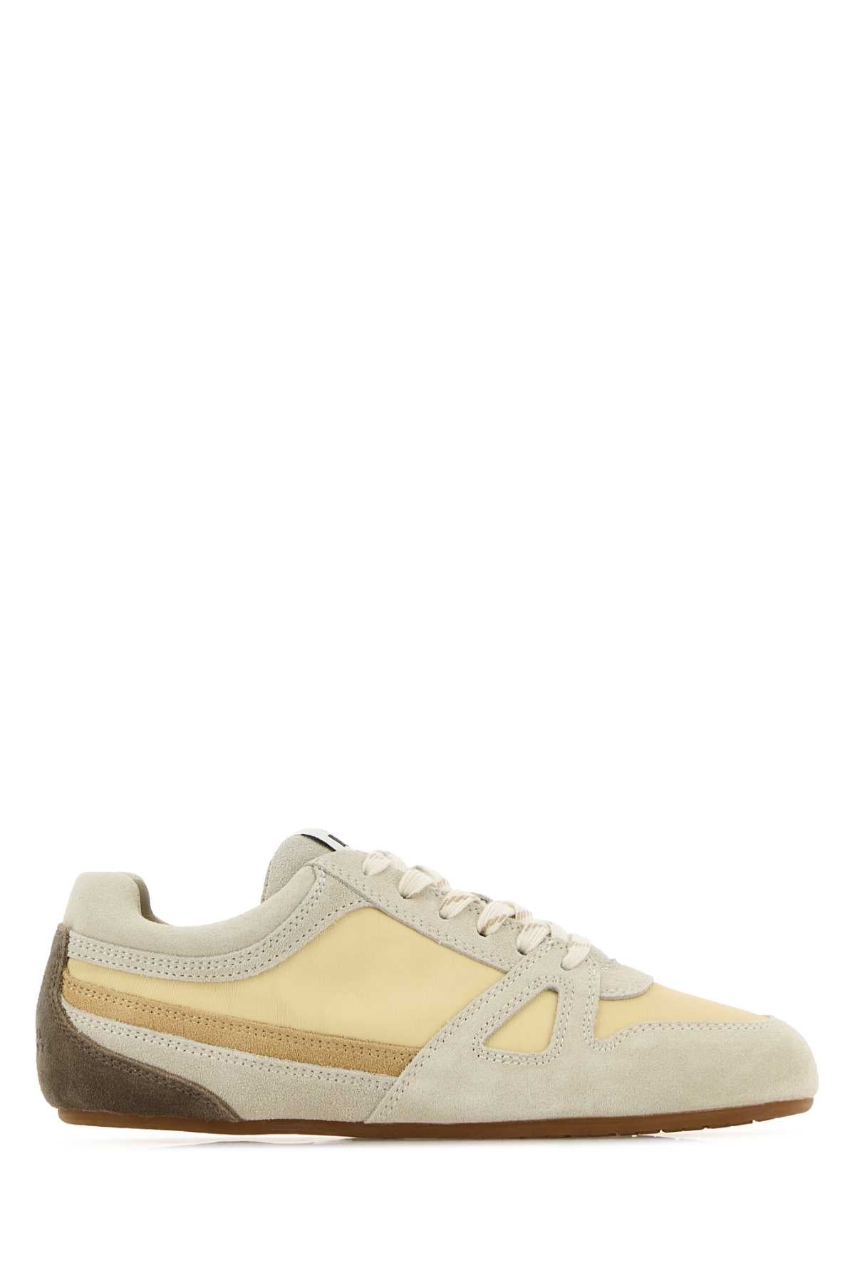 Isabel Marant Women Two-Tone Suede And Canvas Senny Sneakers ISABEL MARANT