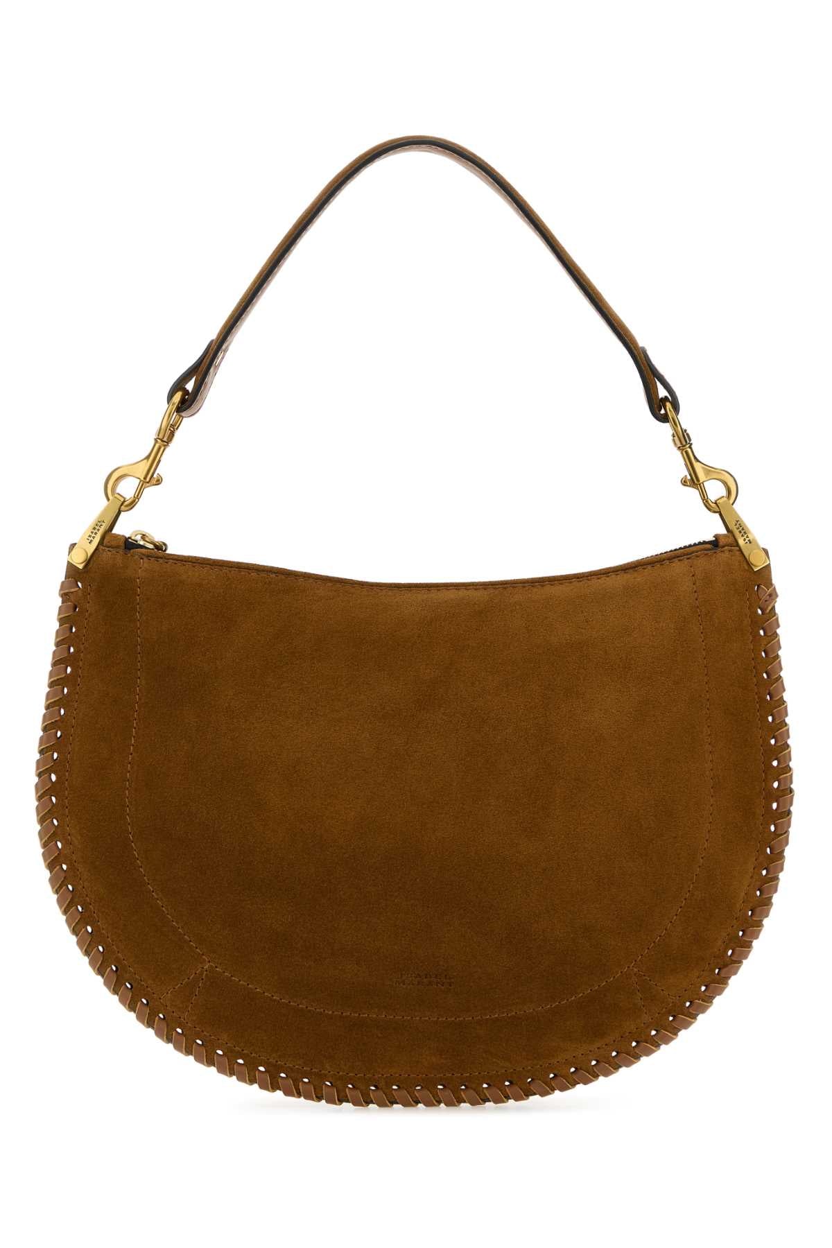 Isabel Marant Women Camel Suede Oskan Shoulder Bag ISABEL MARANT