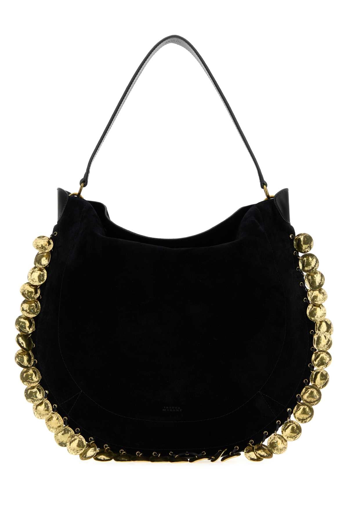 Isabel Marant Women Black Suede Oskan Shopping Bag ISABEL MARANT