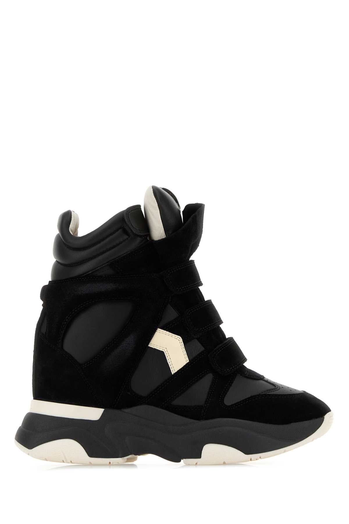 Isabel Marant Women Black Suede And Leather Balskee Sneakers ISABEL MARANT