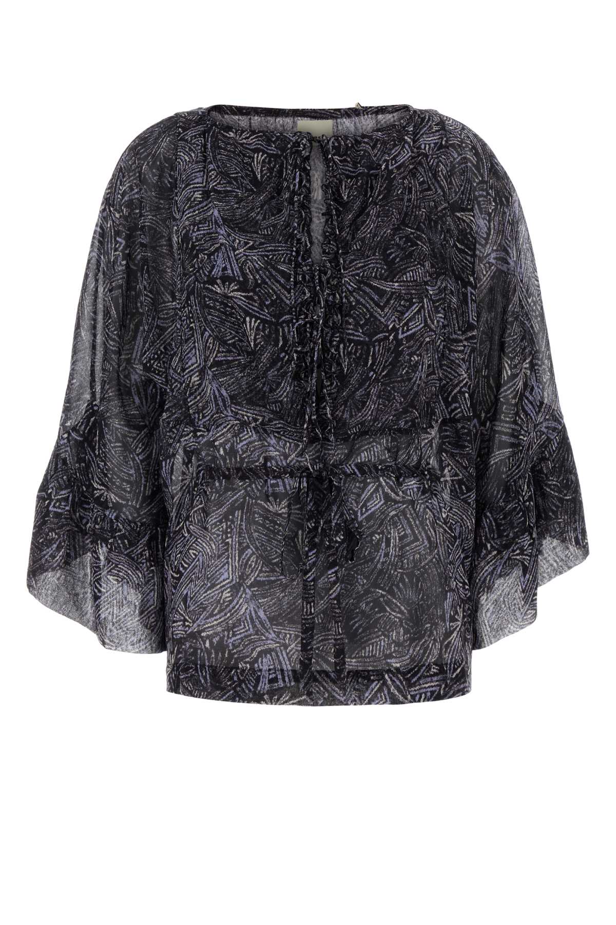 Isabel Marant Women Printed Silk Tekia Blouse ISABEL MARANT