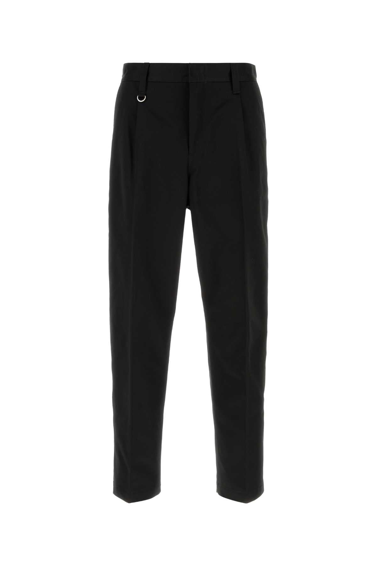 Yohji Yamamoto Men Black Jacquard Pant YOHJI YAMAMOTO