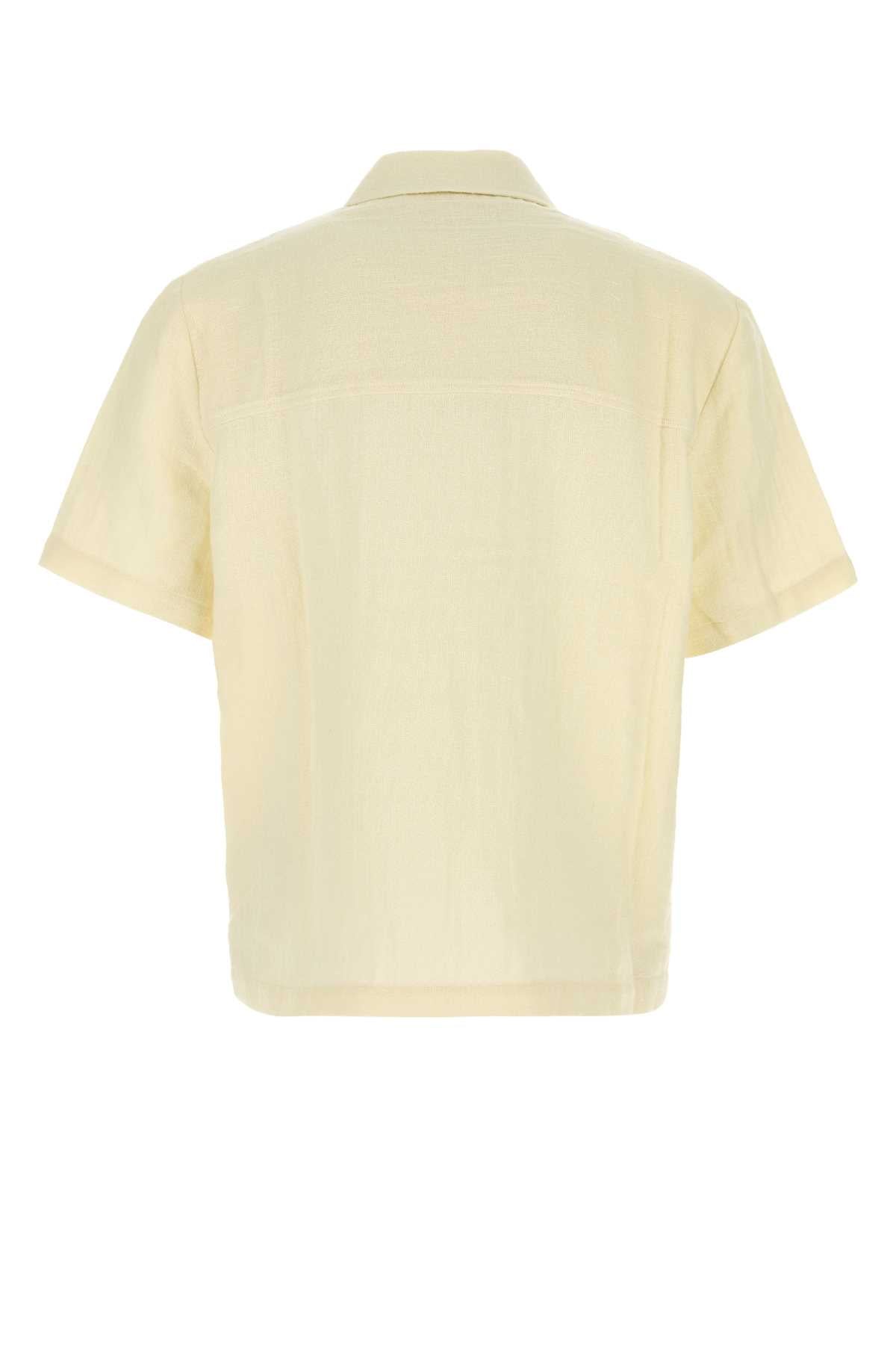 Sefr Men Cream Linen And Cotton Dayot Shirt SEFR