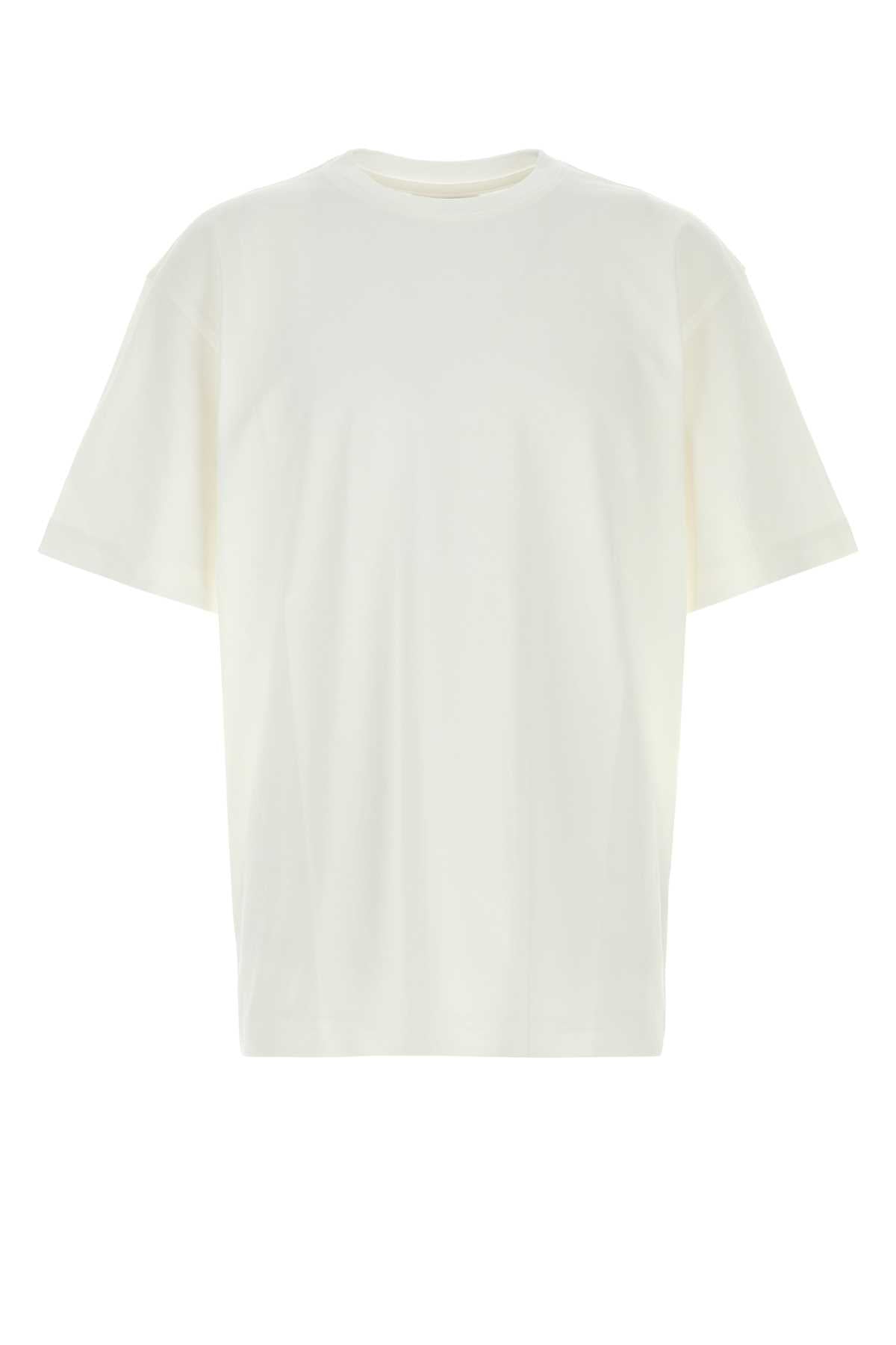 Bottega Veneta Men White Cotton T-Shirt BOTTEGA VENETA