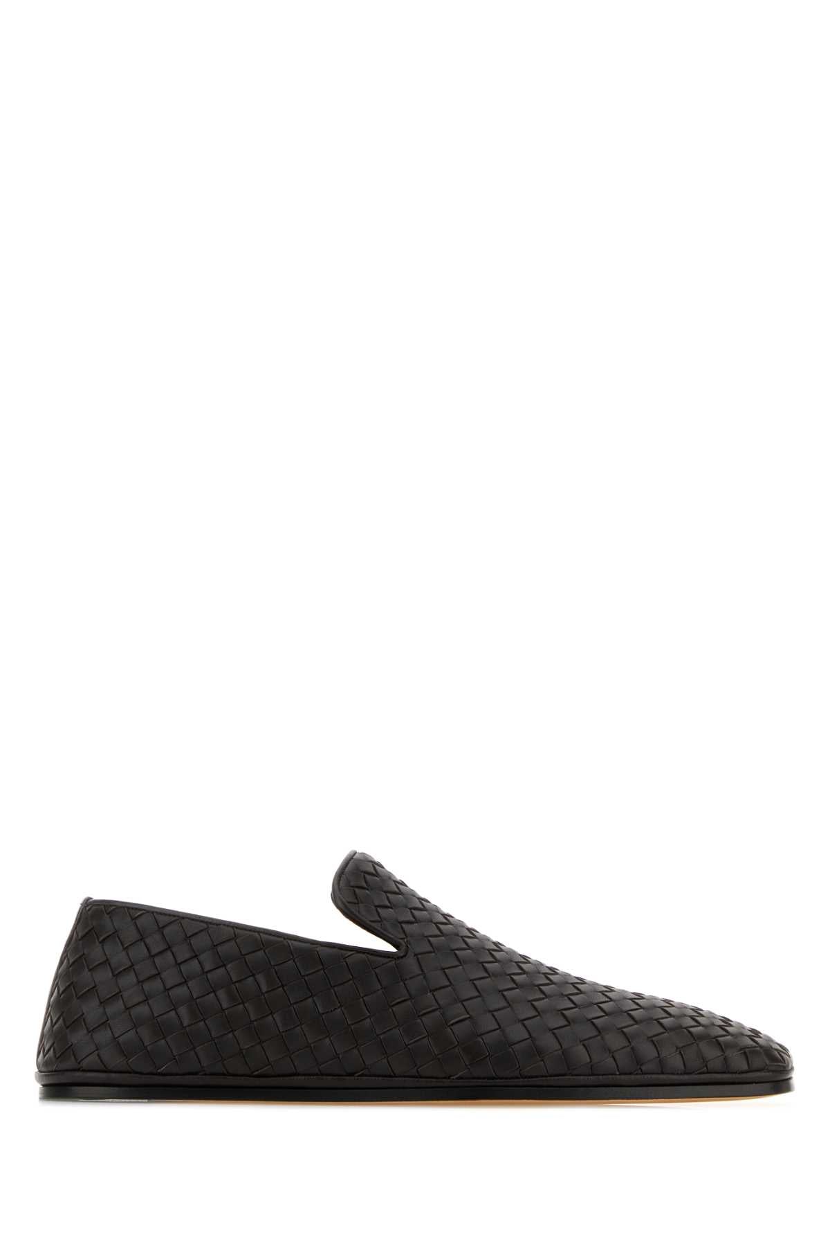 Bottega Veneta Men Dark Brown Leather Palazzo Loafers BOTTEGA VENETA