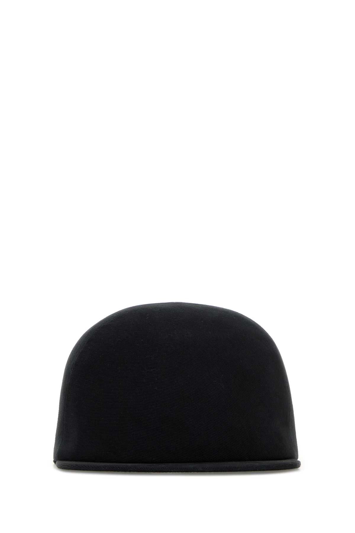 Balenciaga Women Slate Twill Baseball Cap BALENCIAGA
