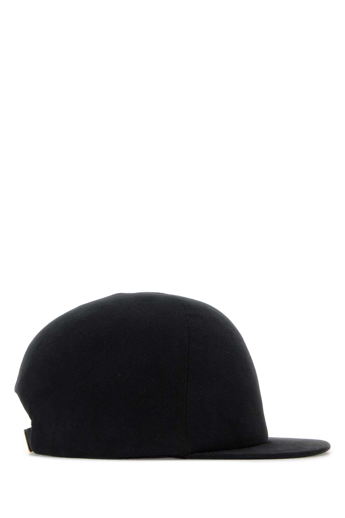 Balenciaga Women Slate Twill Baseball Cap BALENCIAGA