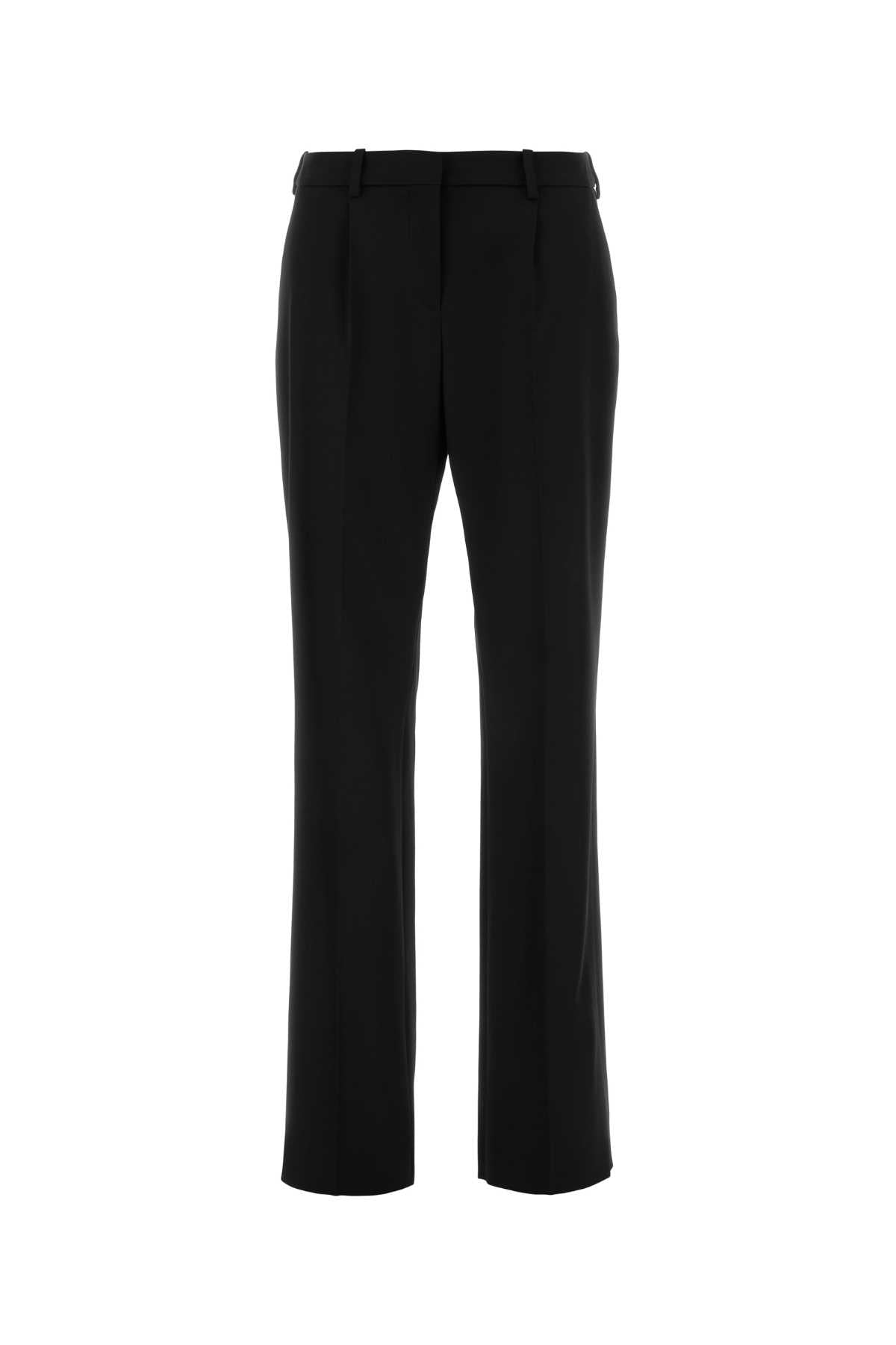 Balenciaga Women Black Stretch Wool Pant BALENCIAGA