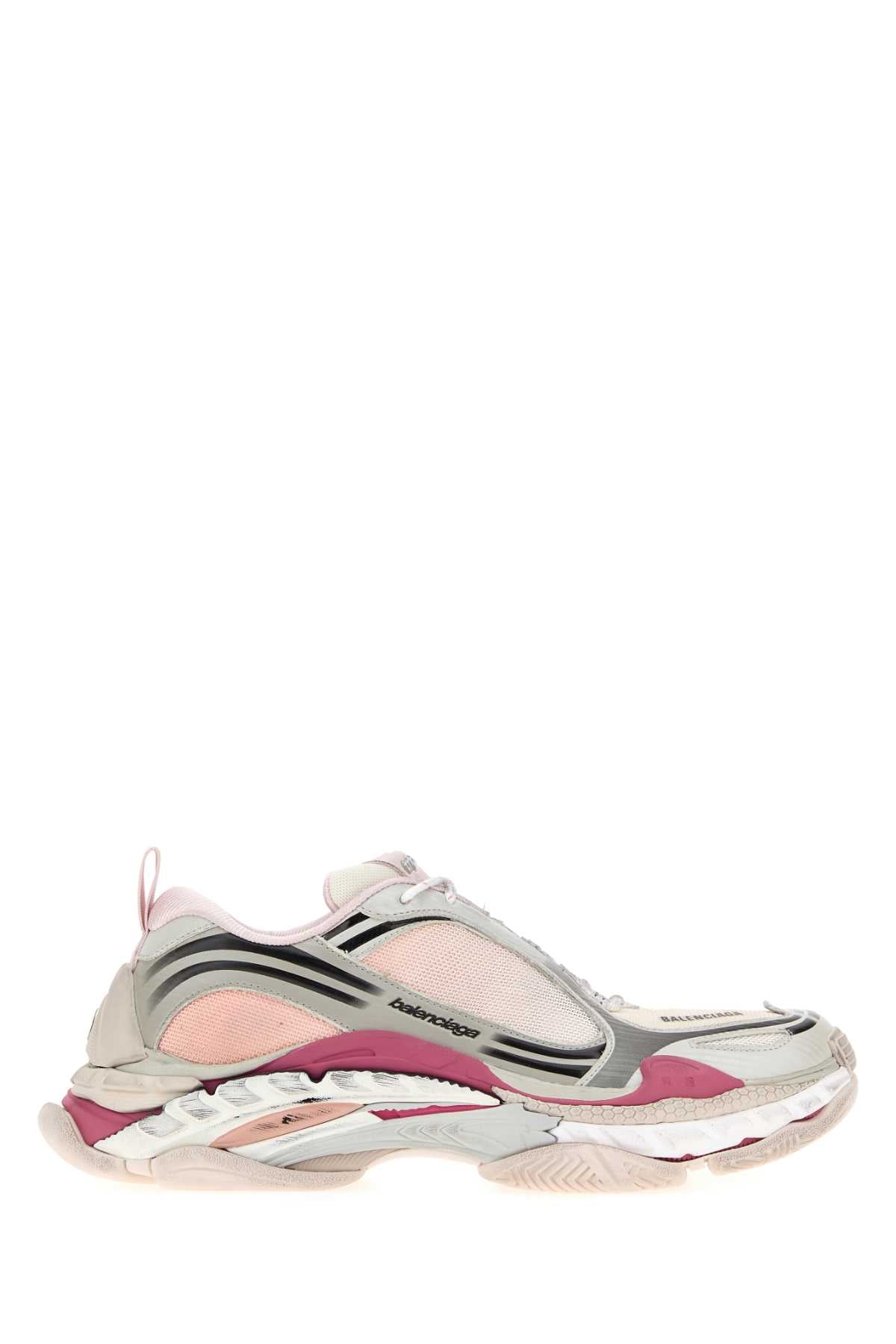 Balenciaga Women Multicolor Fabric And Rubber Triple S.2 Sneakers BALENCIAGA
