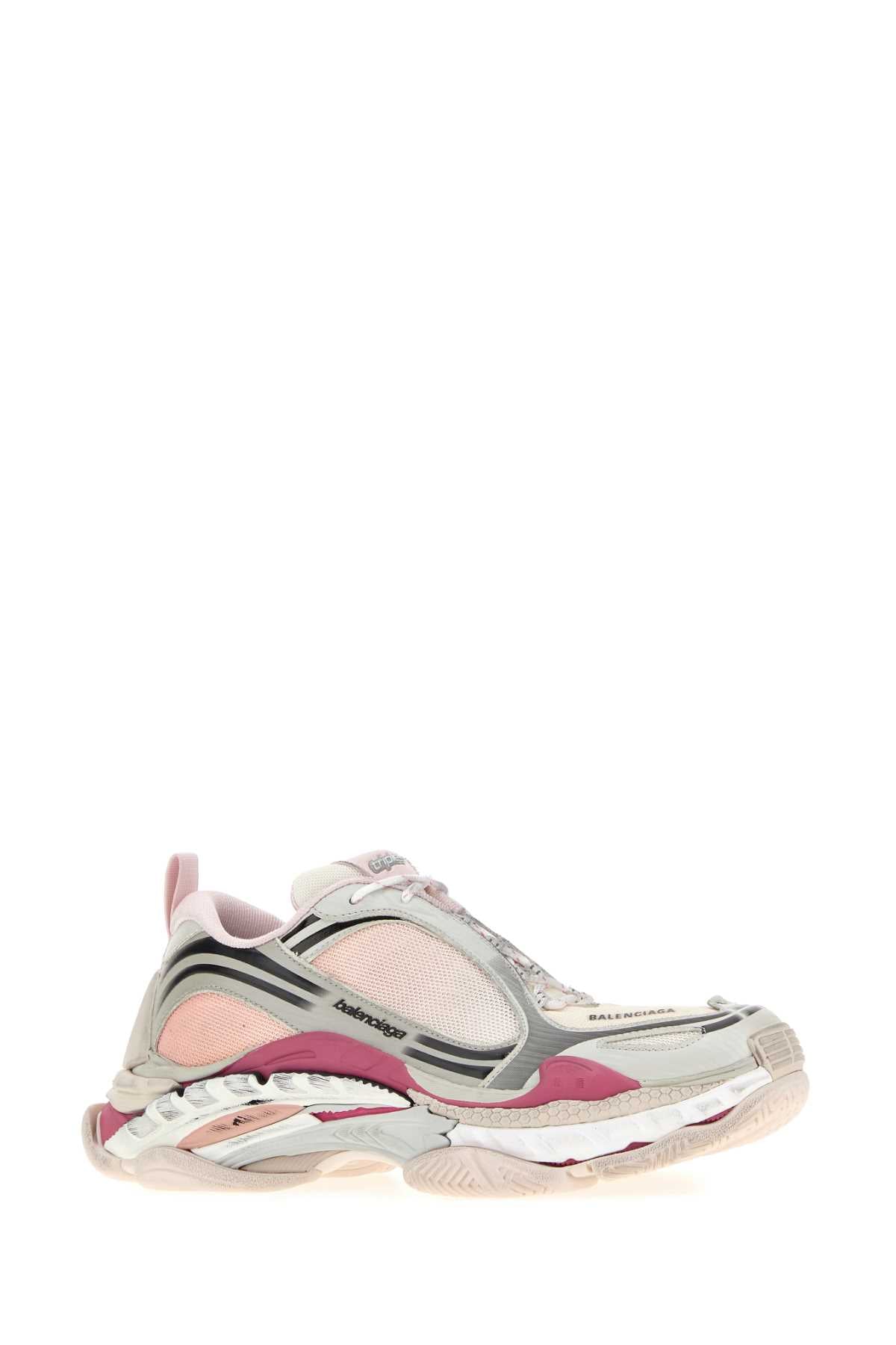 Balenciaga Women Multicolor Fabric And Rubber Triple S.2 Sneakers BALENCIAGA