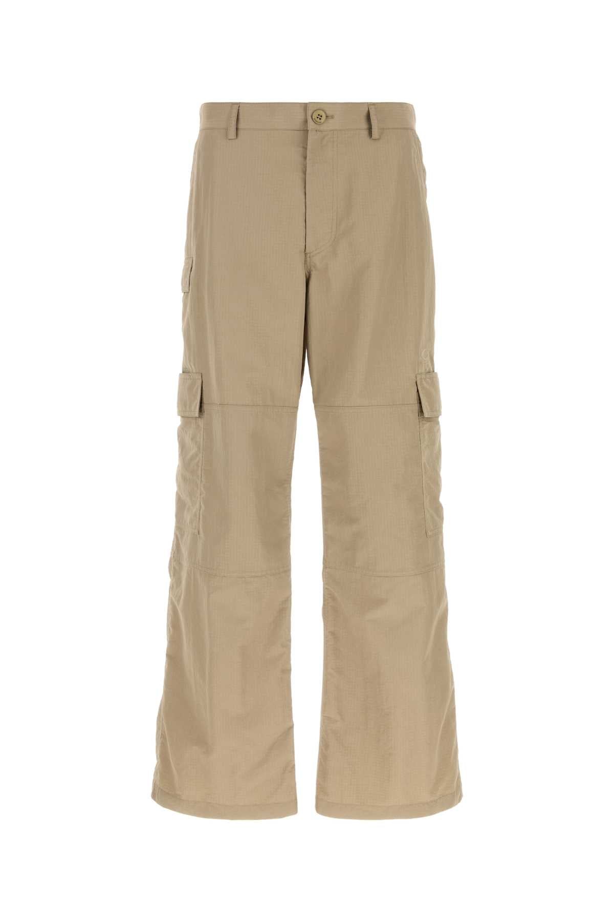 Balenciaga Men Beige Nylon Cargo Pant BALENCIAGA