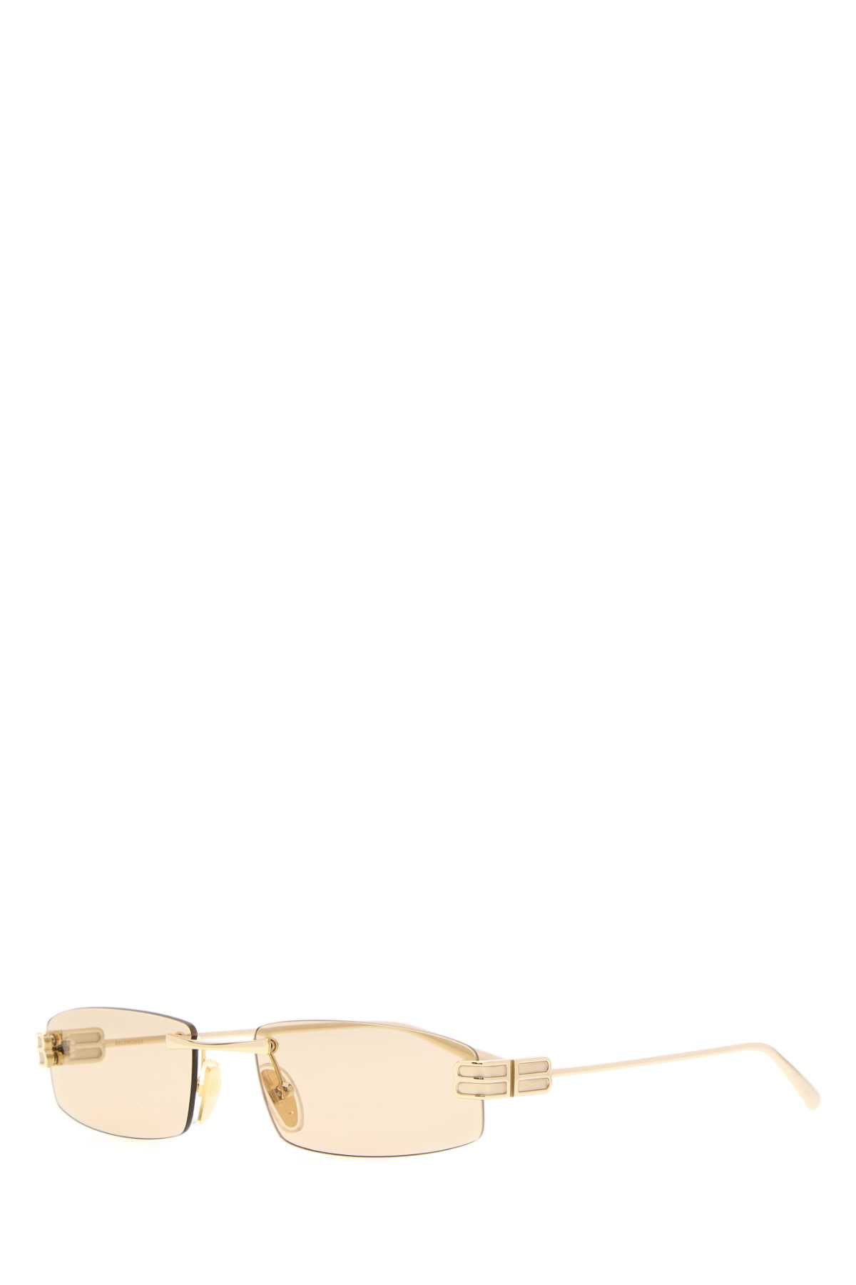 Balenciaga Unisex Gold Metal Gossip Sunglasses BALENCIAGA