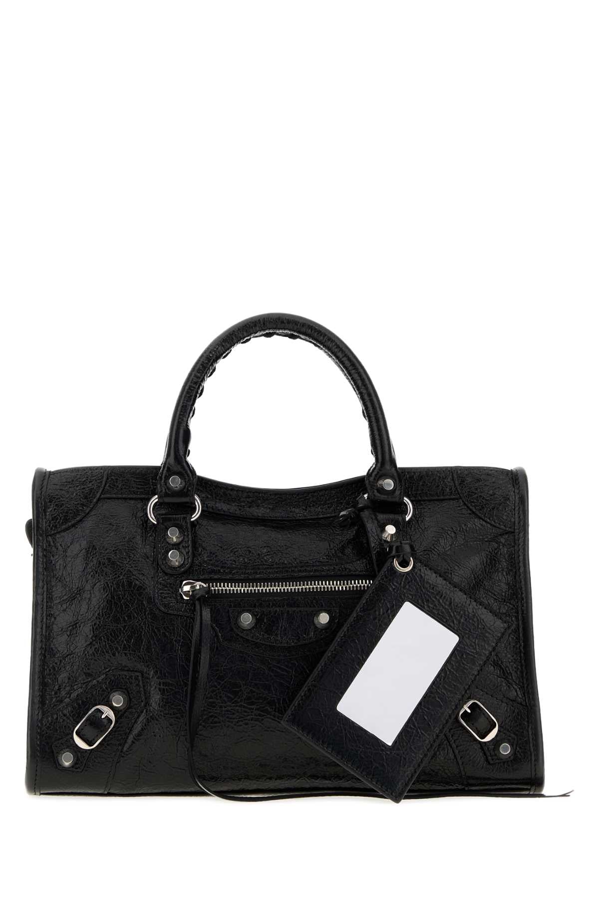 Balenciaga Women Black Leather Small Le City Handbag BALENCIAGA