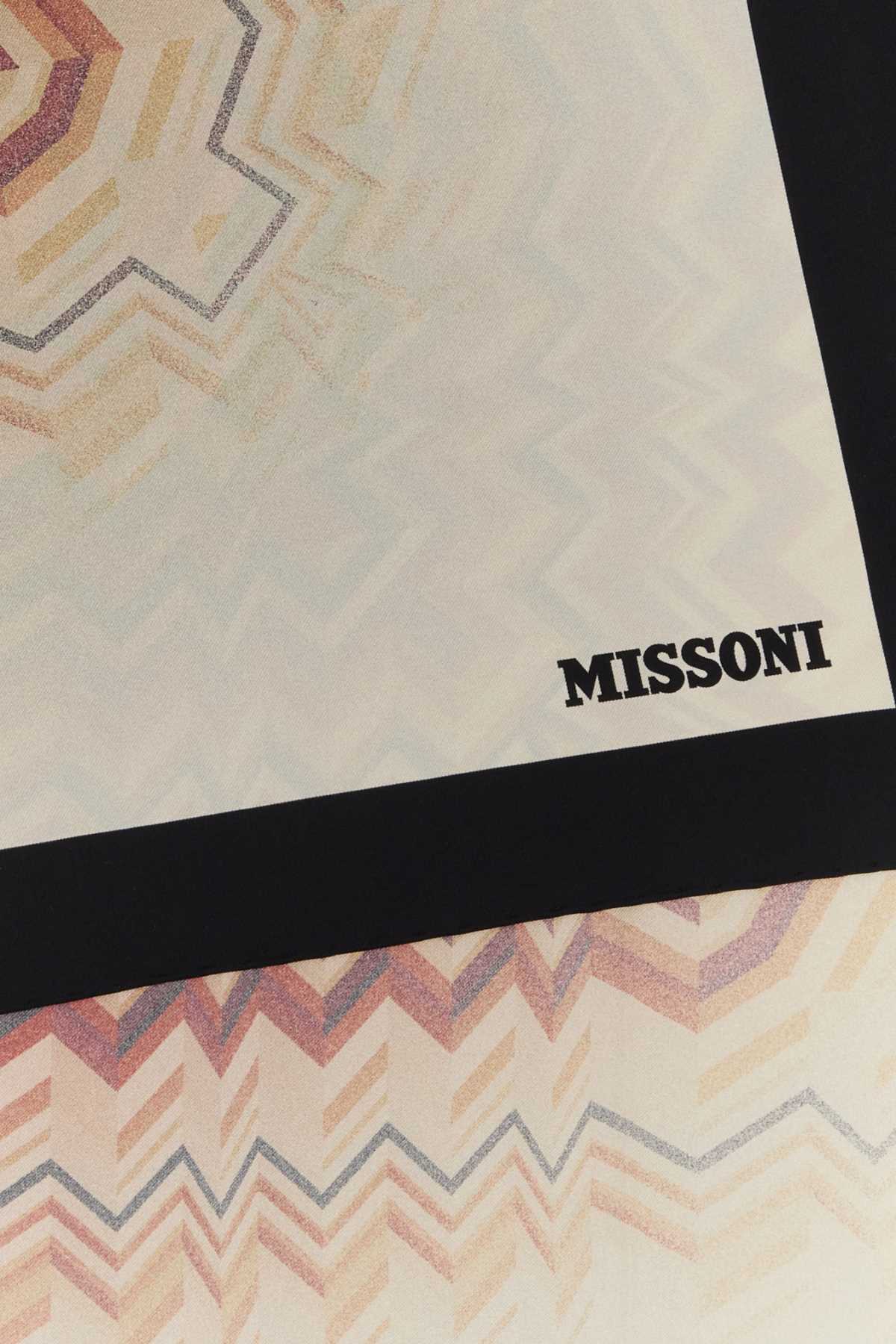 Missoni Women Printed Silk Foulard MISSONI
