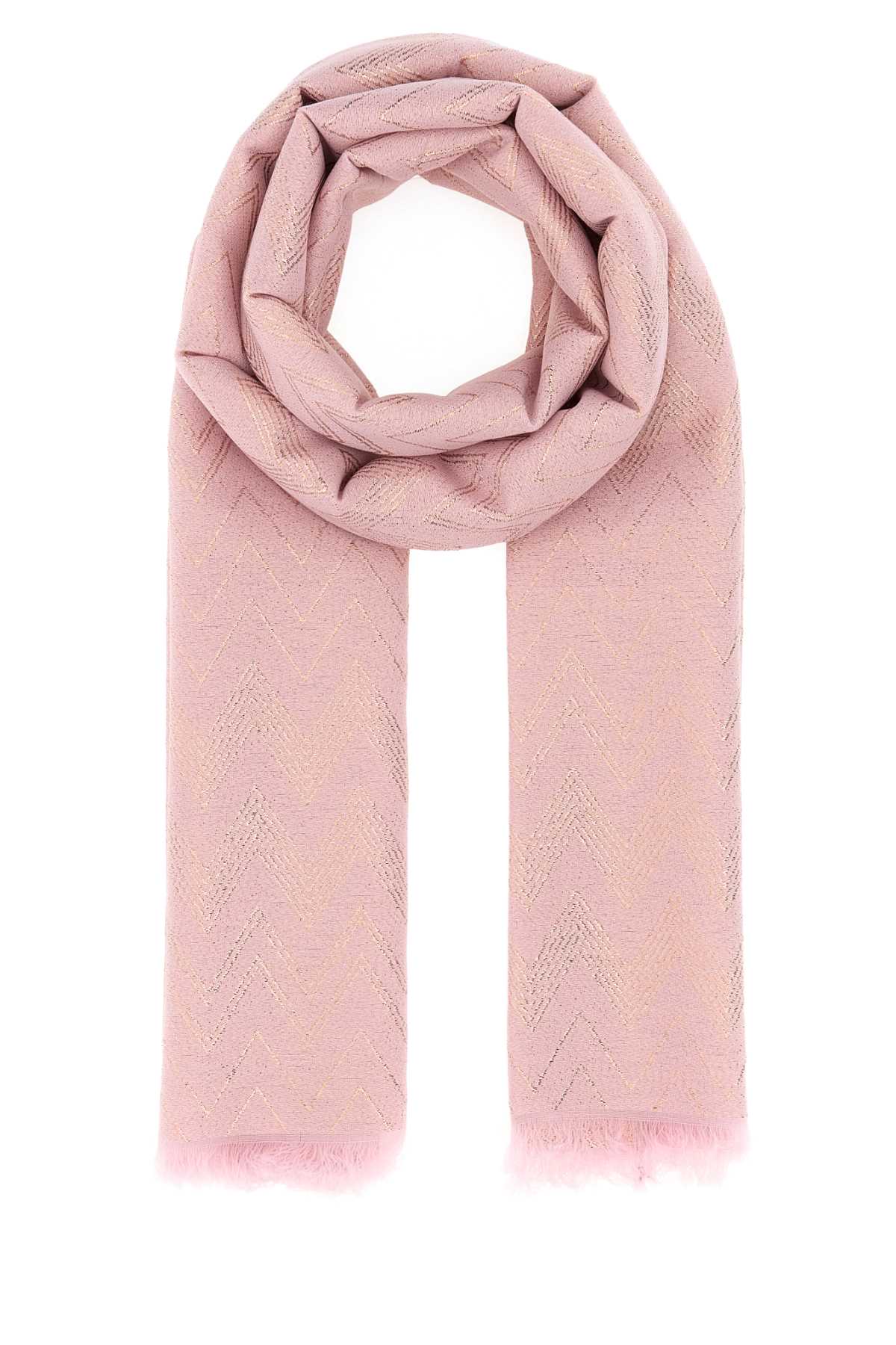 Missoni Women Pink Wool Blend Scarf MISSONI