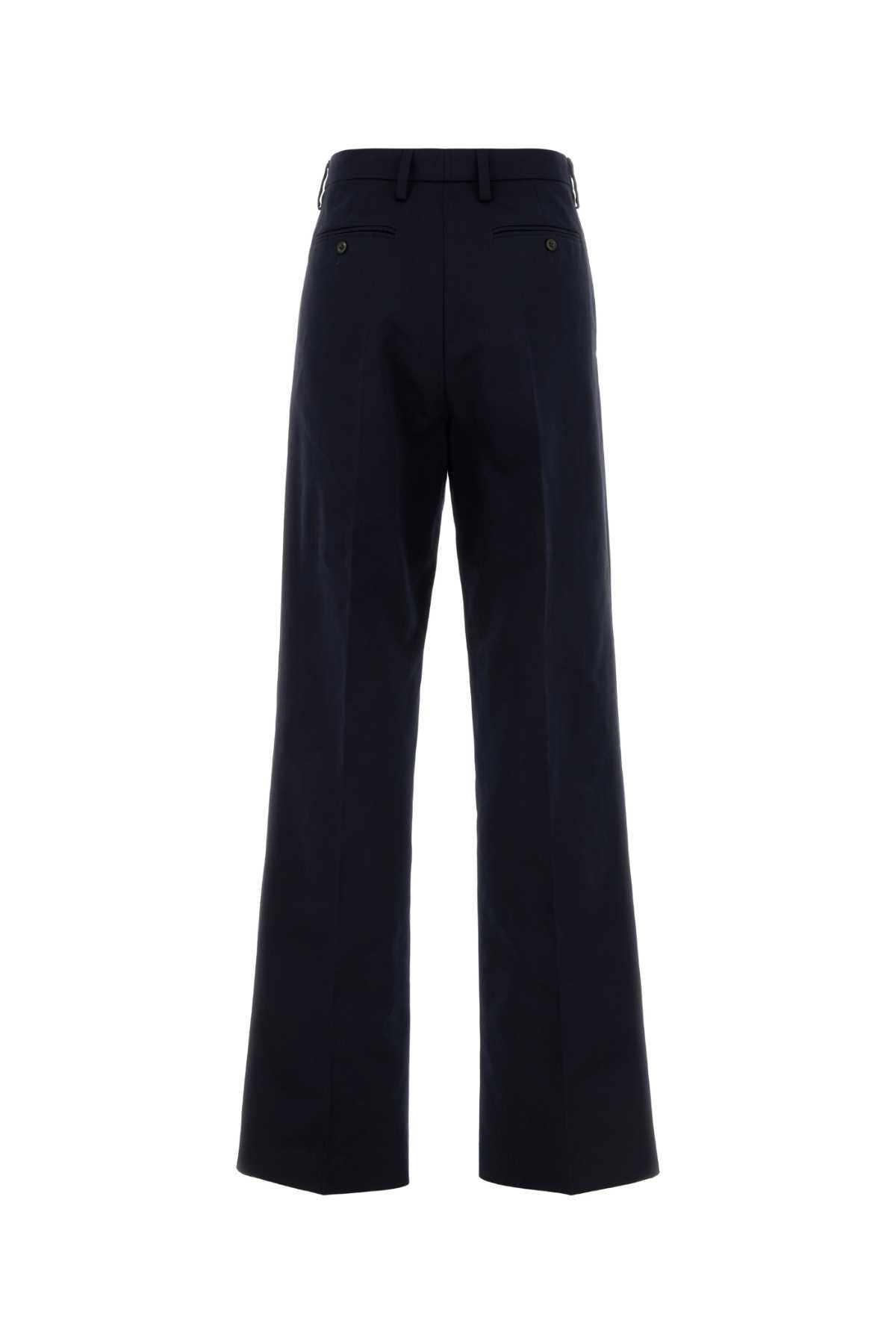 Prada Women Navy Cotton Pant PRADA