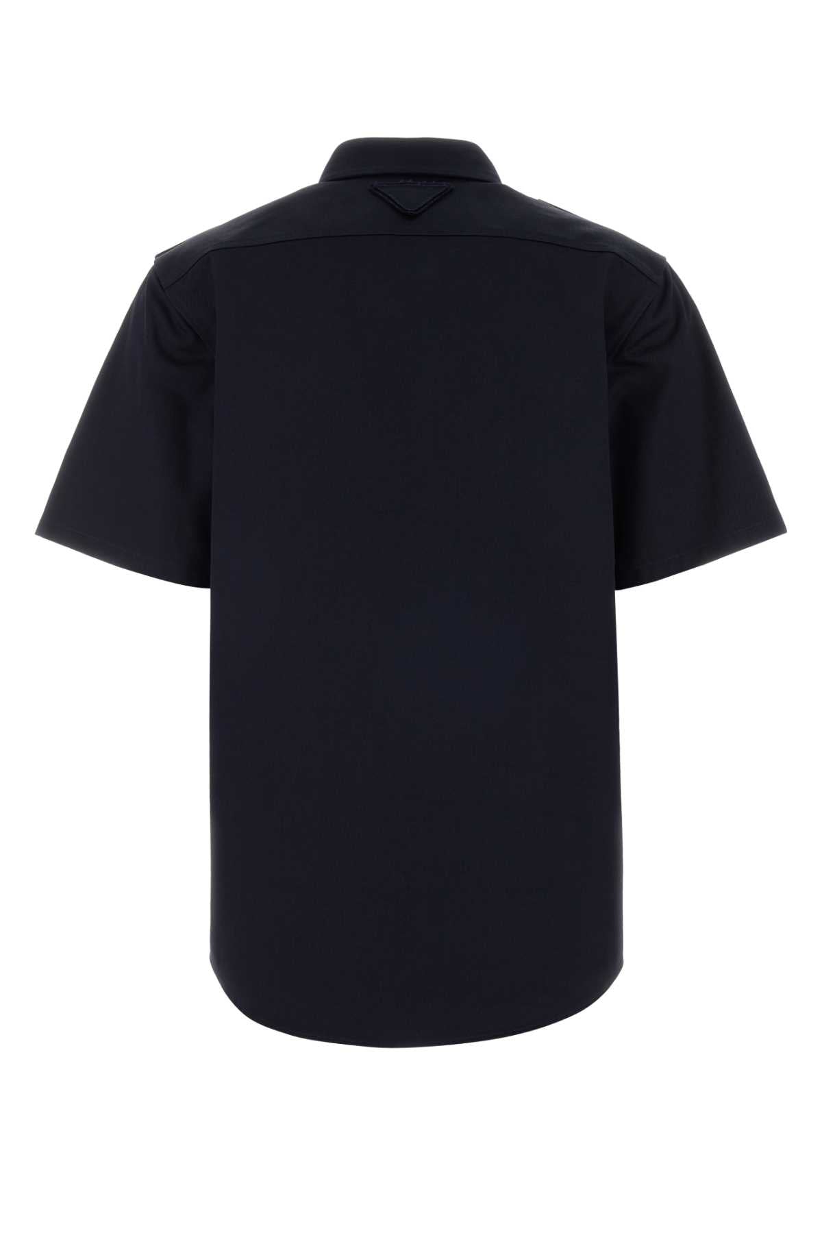 Prada Women Navy Blue Cotton Shirt PRADA