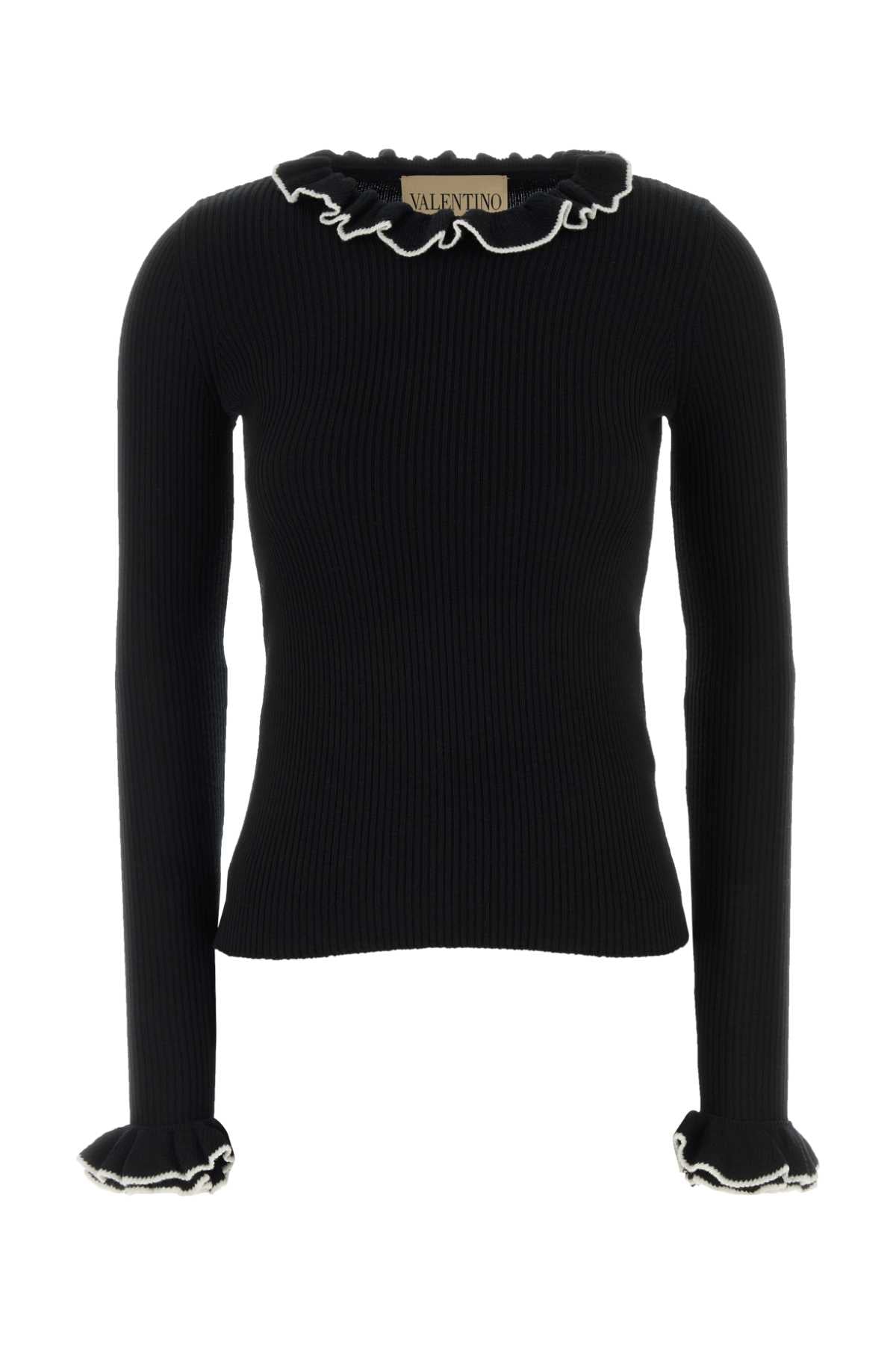 Valentino Garavani Women Black Wool Sweater VALENTINO GARAVANI