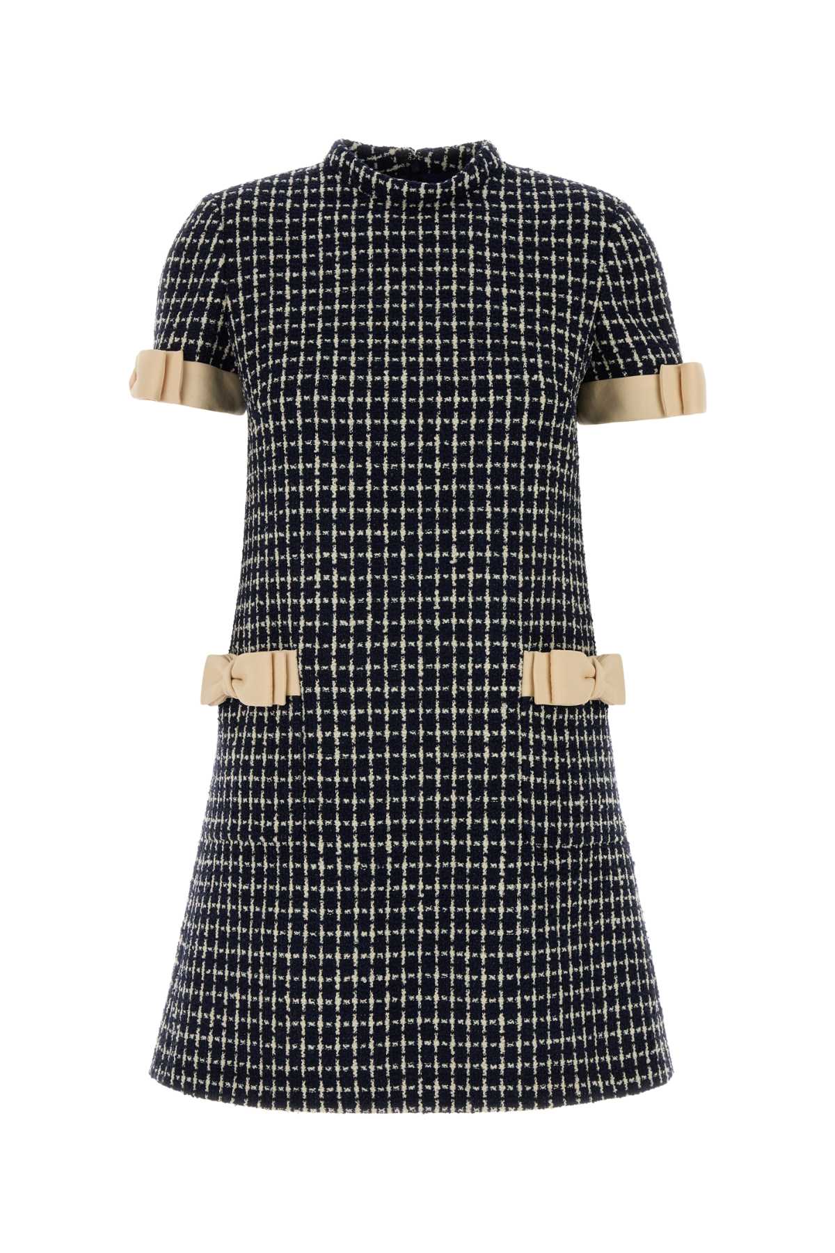 Valentino Garavani Women Embroidered Tweed Mini Dress VALENTINO GARAVANI
