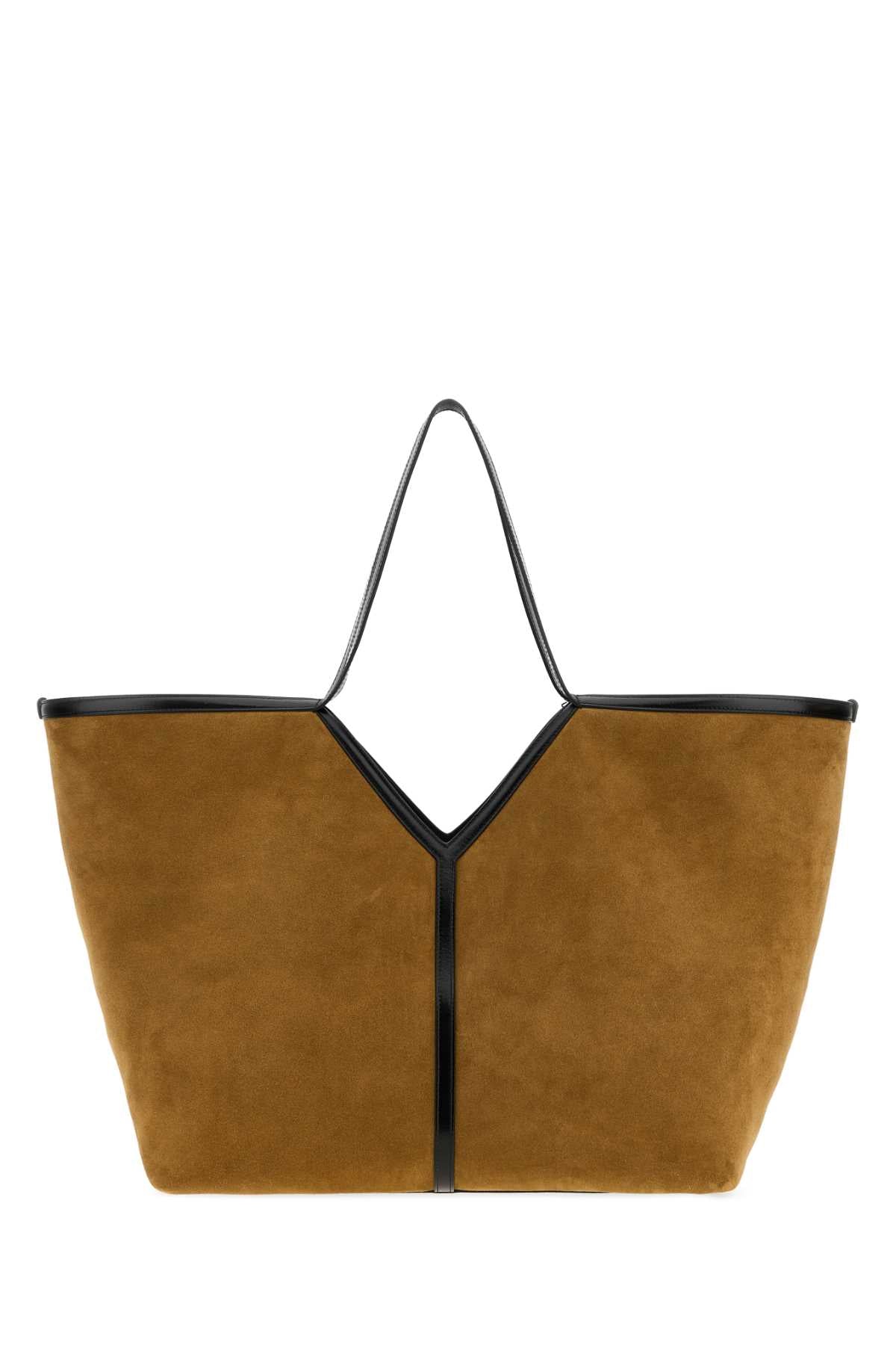 Saint Laurent Women Biscuit Suede Y Shopping Bag SAINT LAURENT