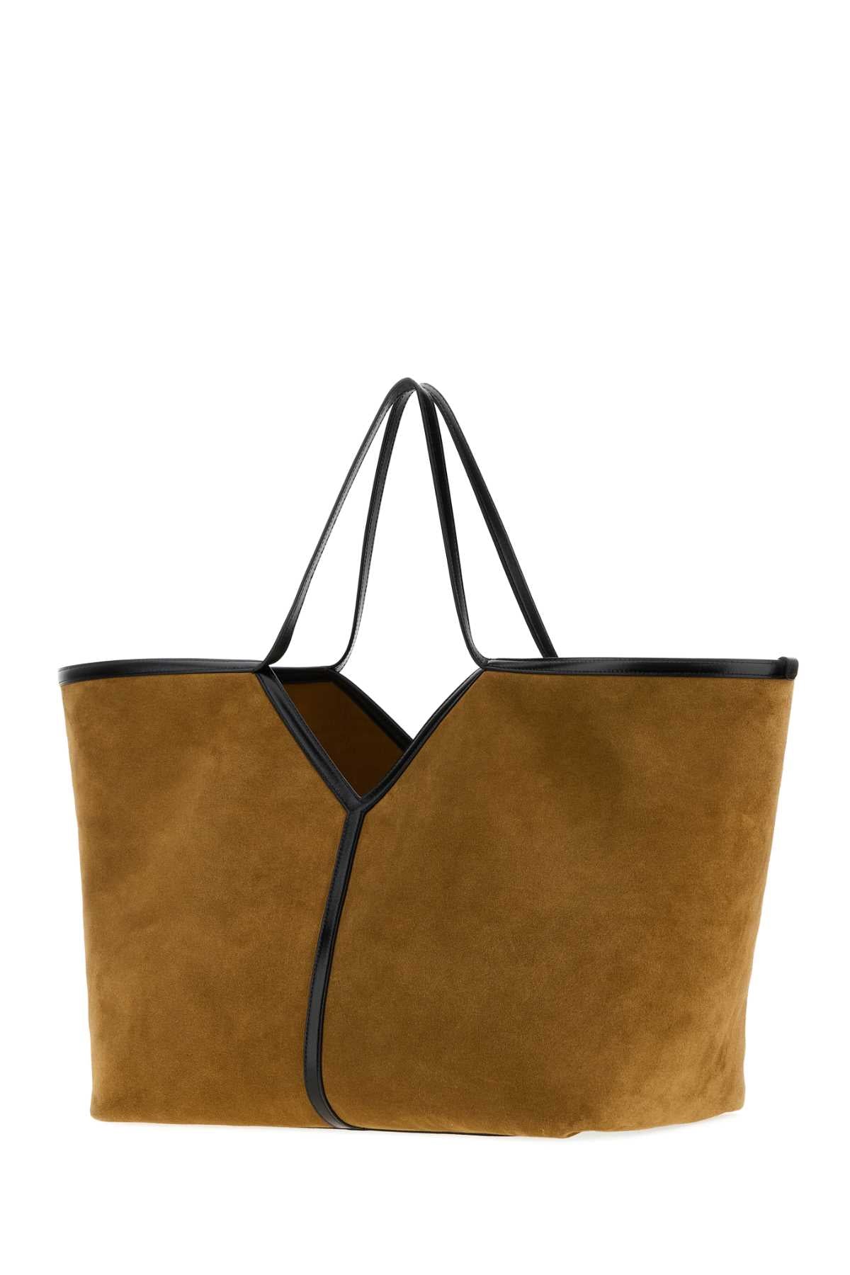 Saint Laurent Women Biscuit Suede Y Shopping Bag SAINT LAURENT