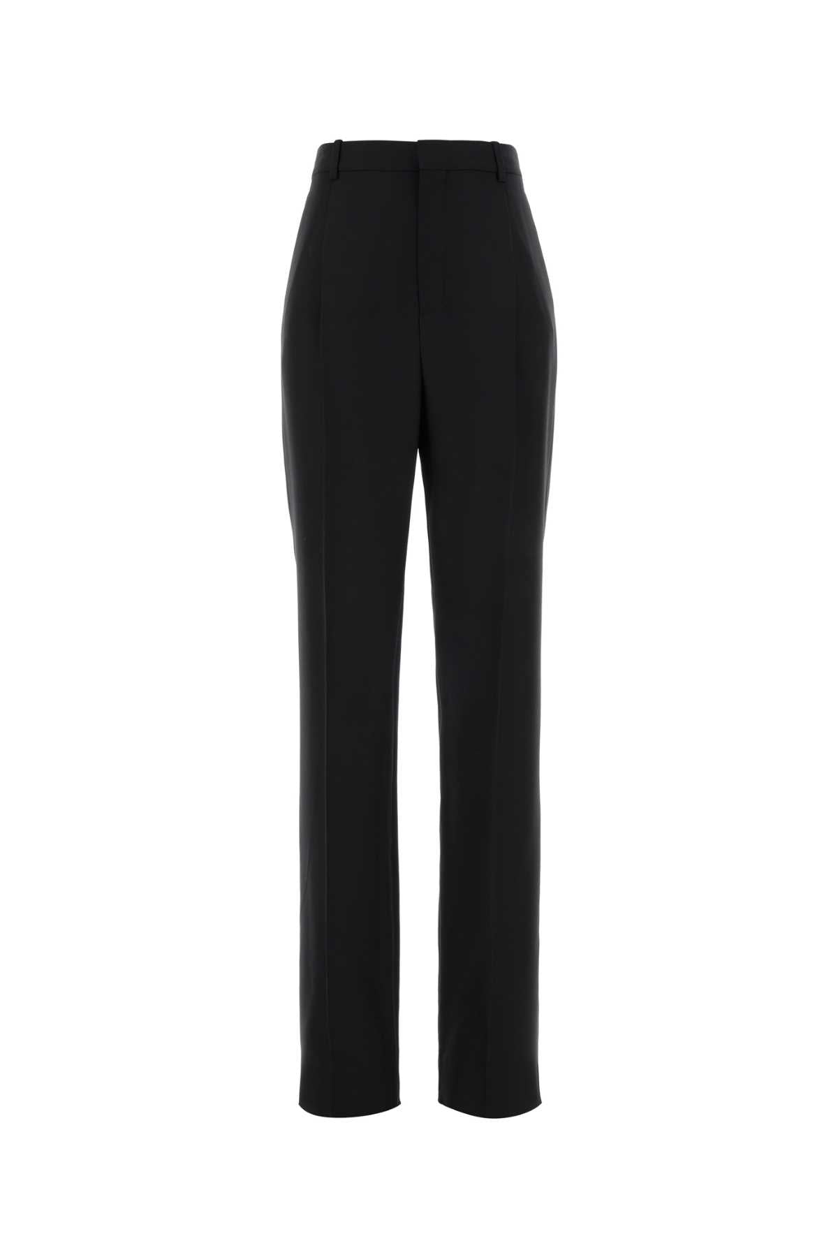 Saint Laurent Women Black Wool Pant SAINT LAURENT