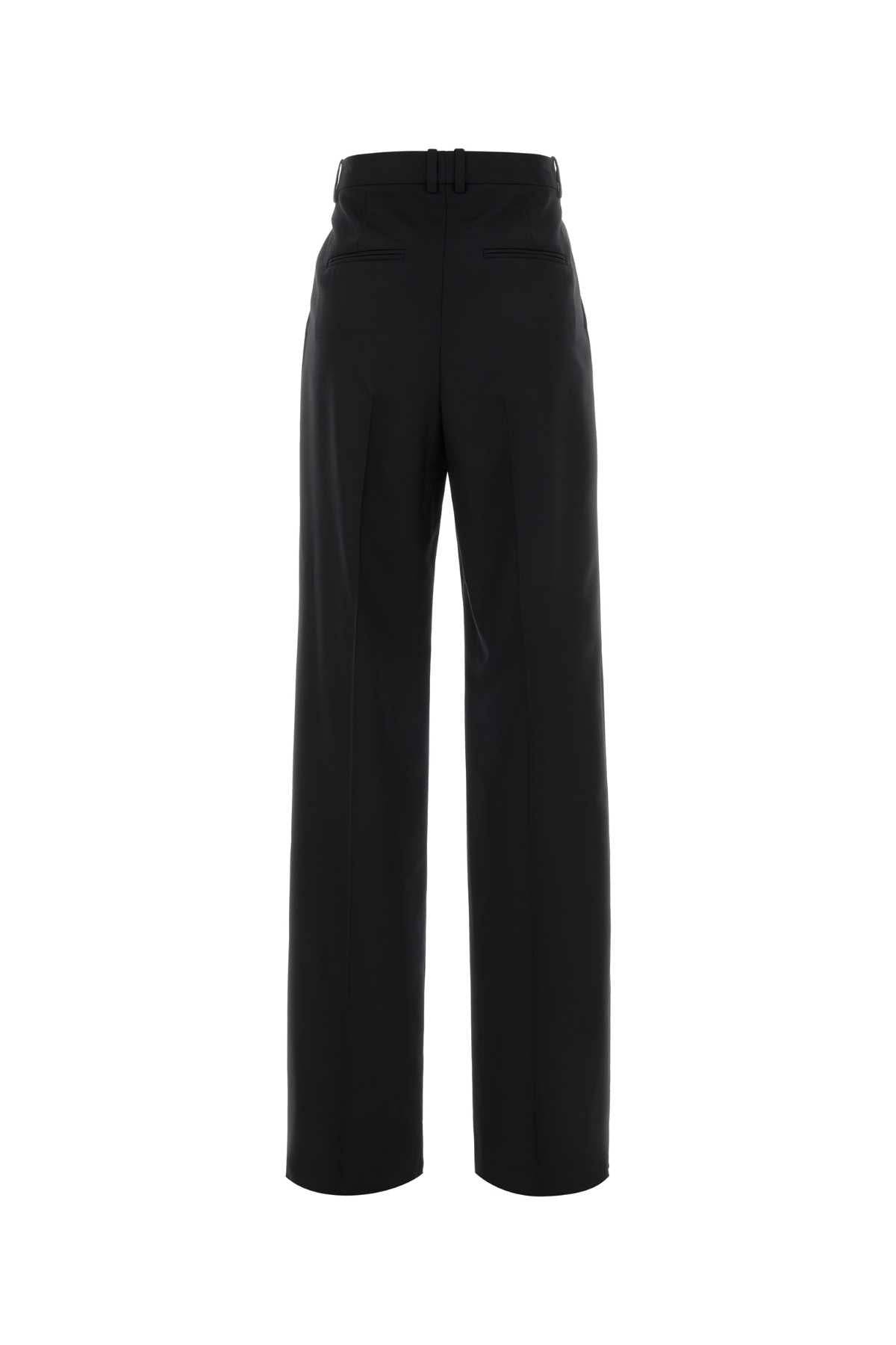 Saint Laurent Women Black Wool Pant SAINT LAURENT