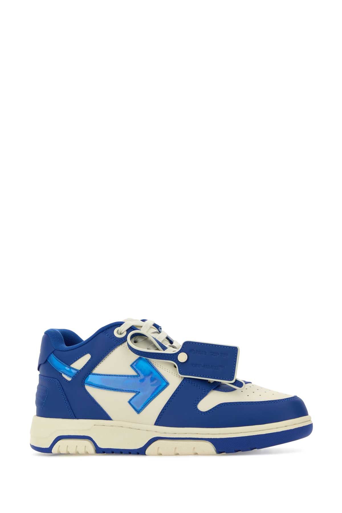 Off White Men Two-Tone Leather Out Of Office Sneakers OFF-WHITE