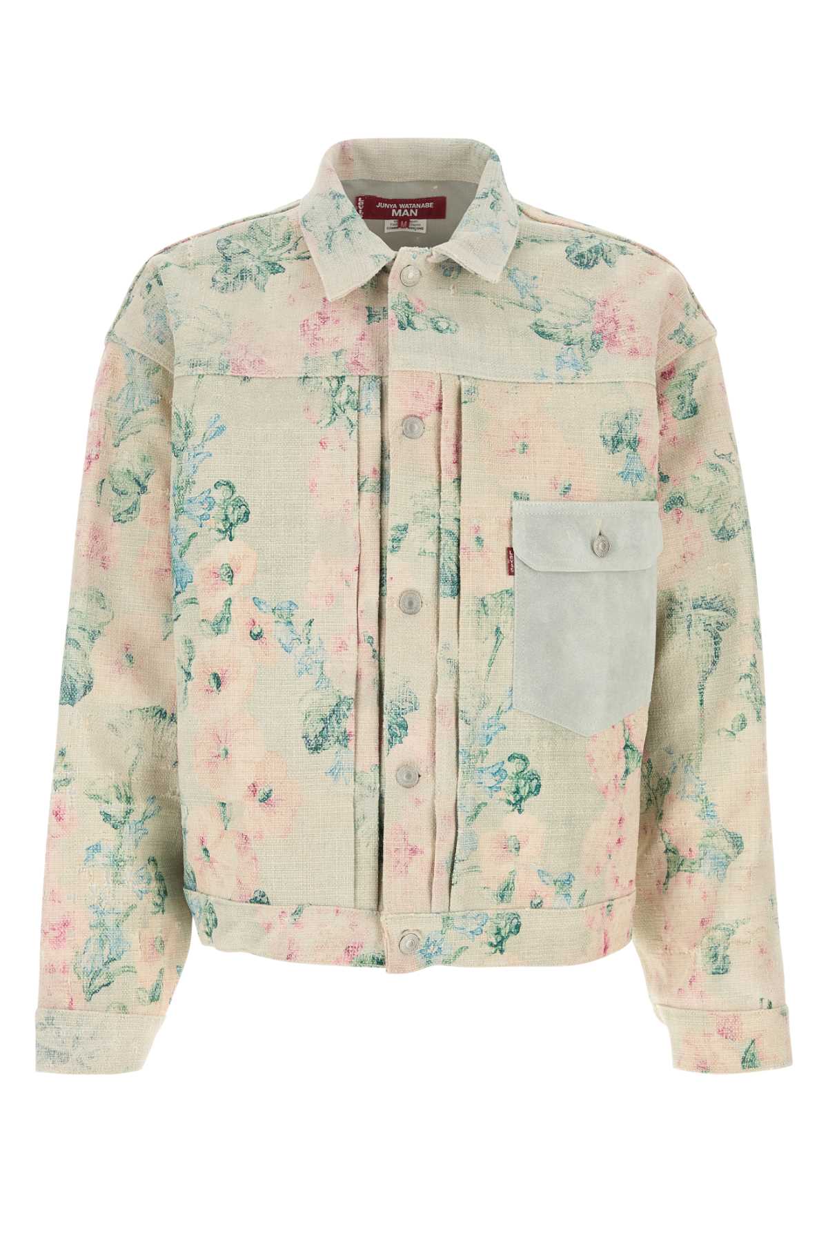Junya Watanabe Men Embroidered Canvas Jacket JUNYA WATANABE