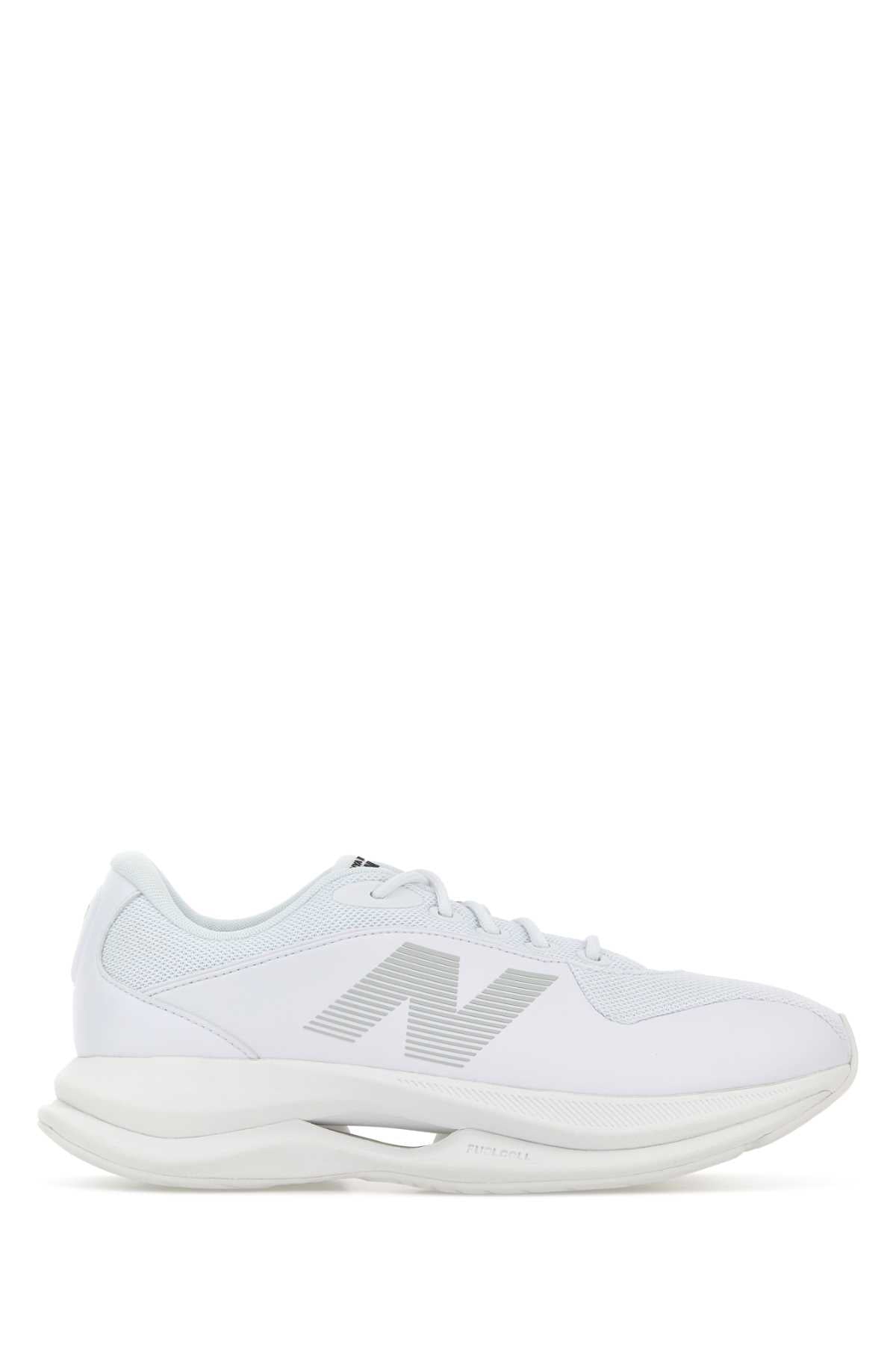Junya Watanabe Men White Synthetic Leather And Fabric Junya Watanabe Man X New Balance Sneakers JUNYA WATANABE