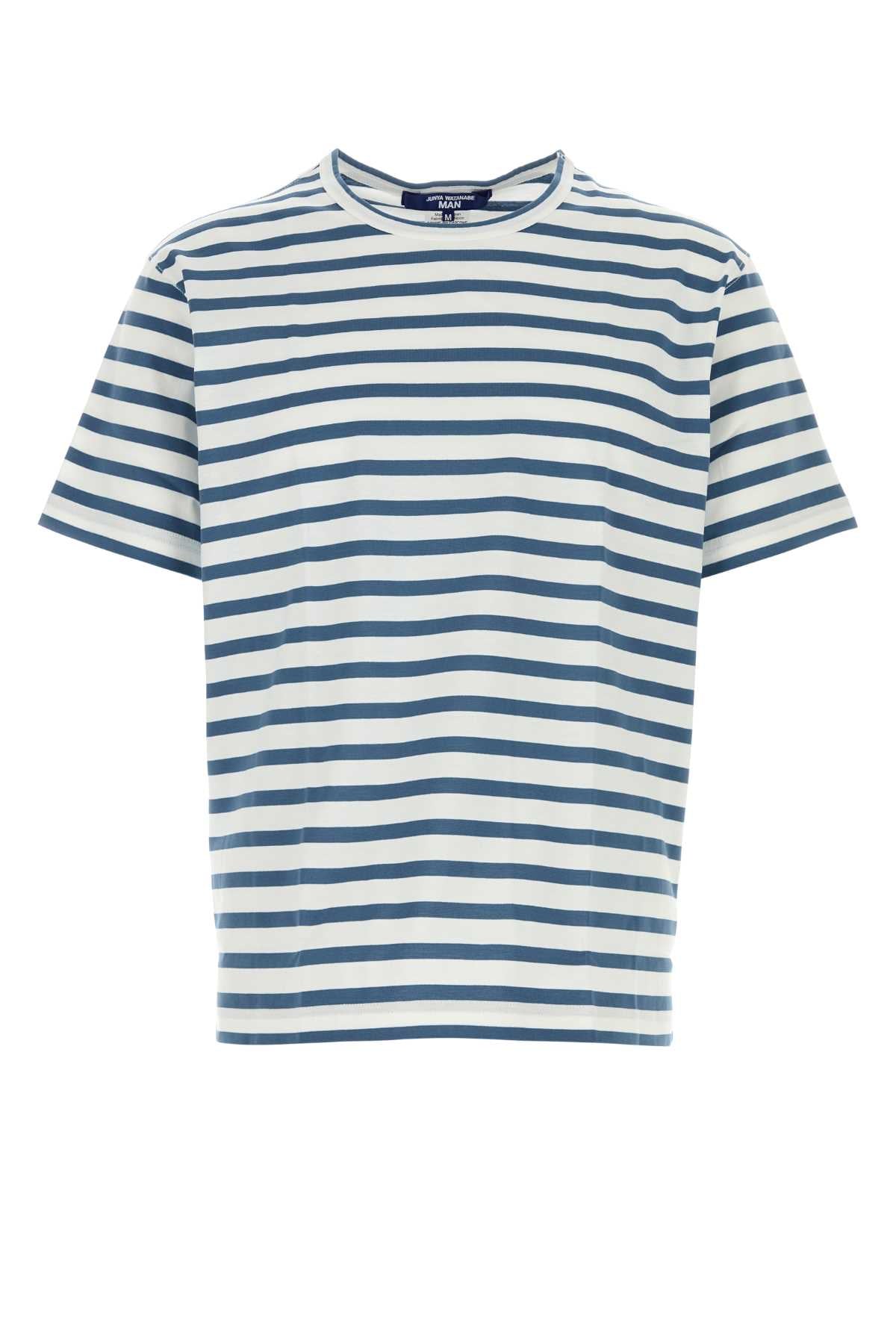 Junya Watanabe Men Embroidered Cotton T-Shirt JUNYA WATANABE