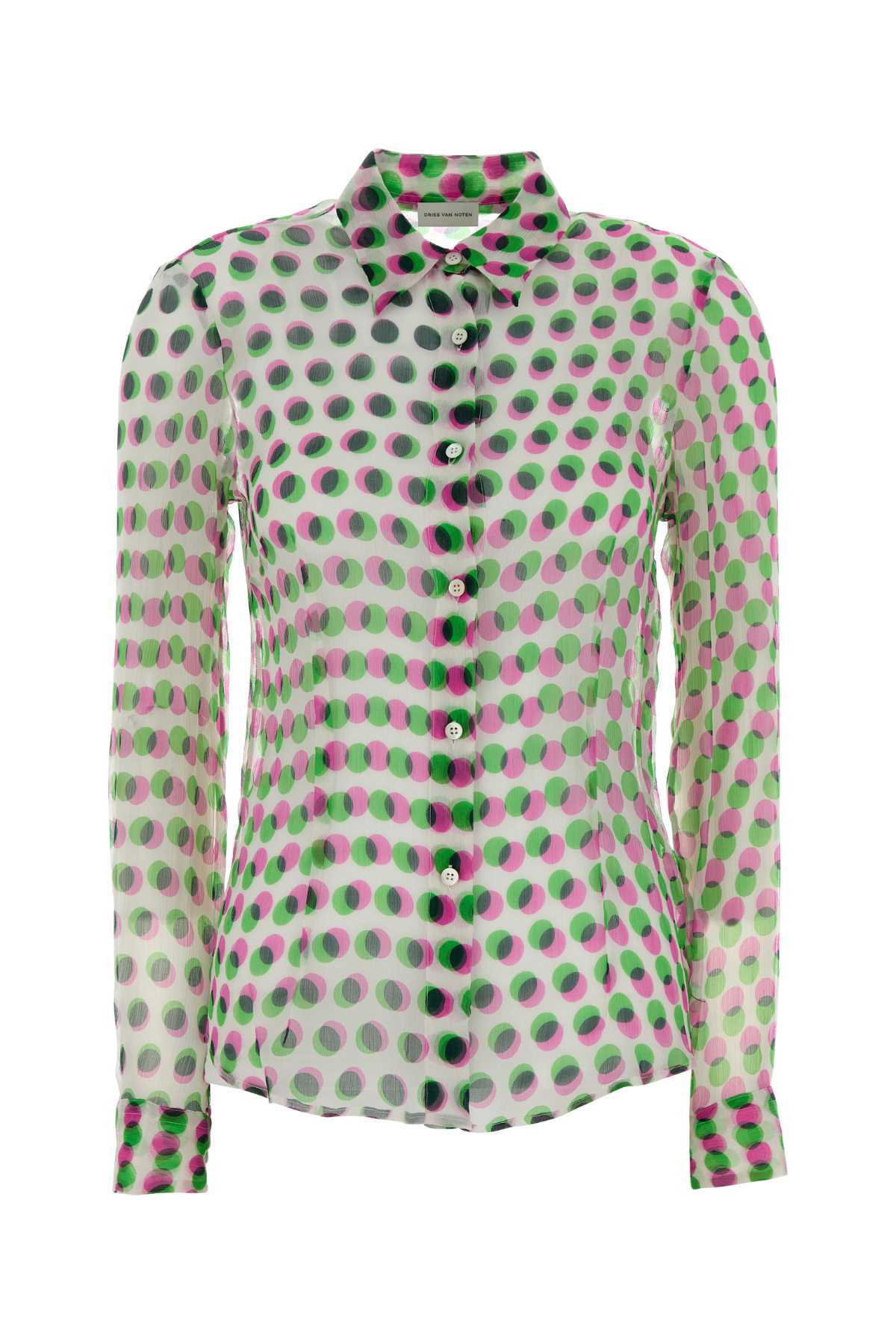 Dries Van Noten Women Printed Chiffon Cloudy Shirt DRIES VAN NOTEN