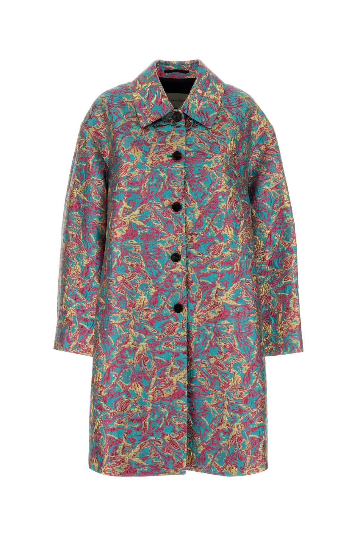 Dries Van Noten Women Embroidered Jacquard Rondero Coat DRIES VAN NOTEN