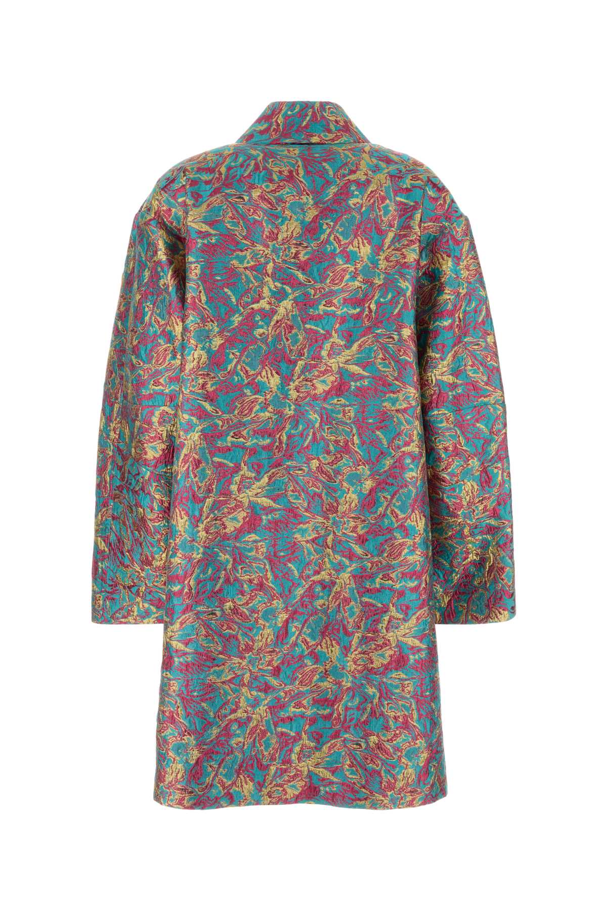 Dries Van Noten Women Embroidered Jacquard Rondero Coat DRIES VAN NOTEN