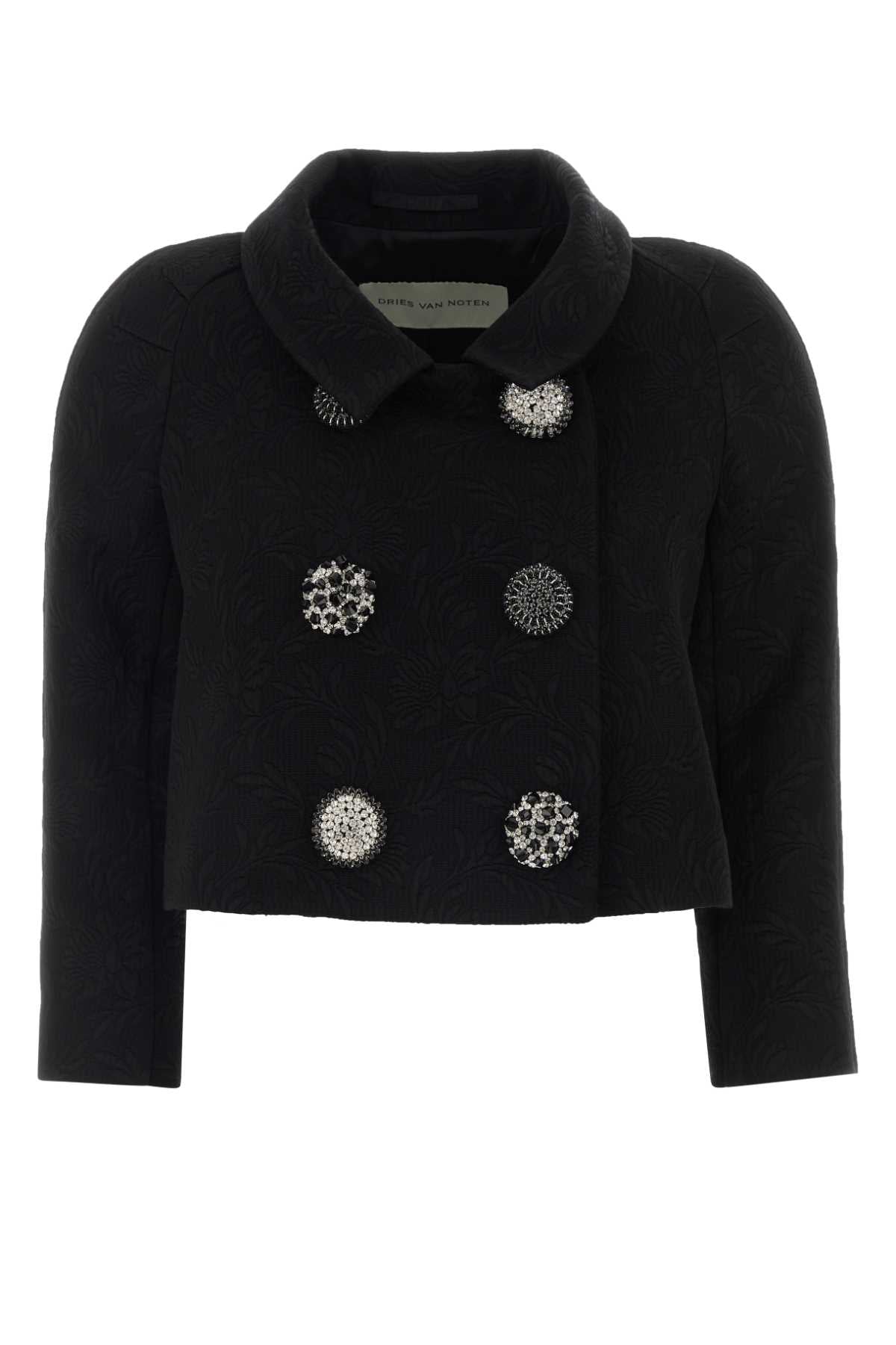 Dries Van Noten Women Black Viscose Blend Vipa Blazer DRIES VAN NOTEN
