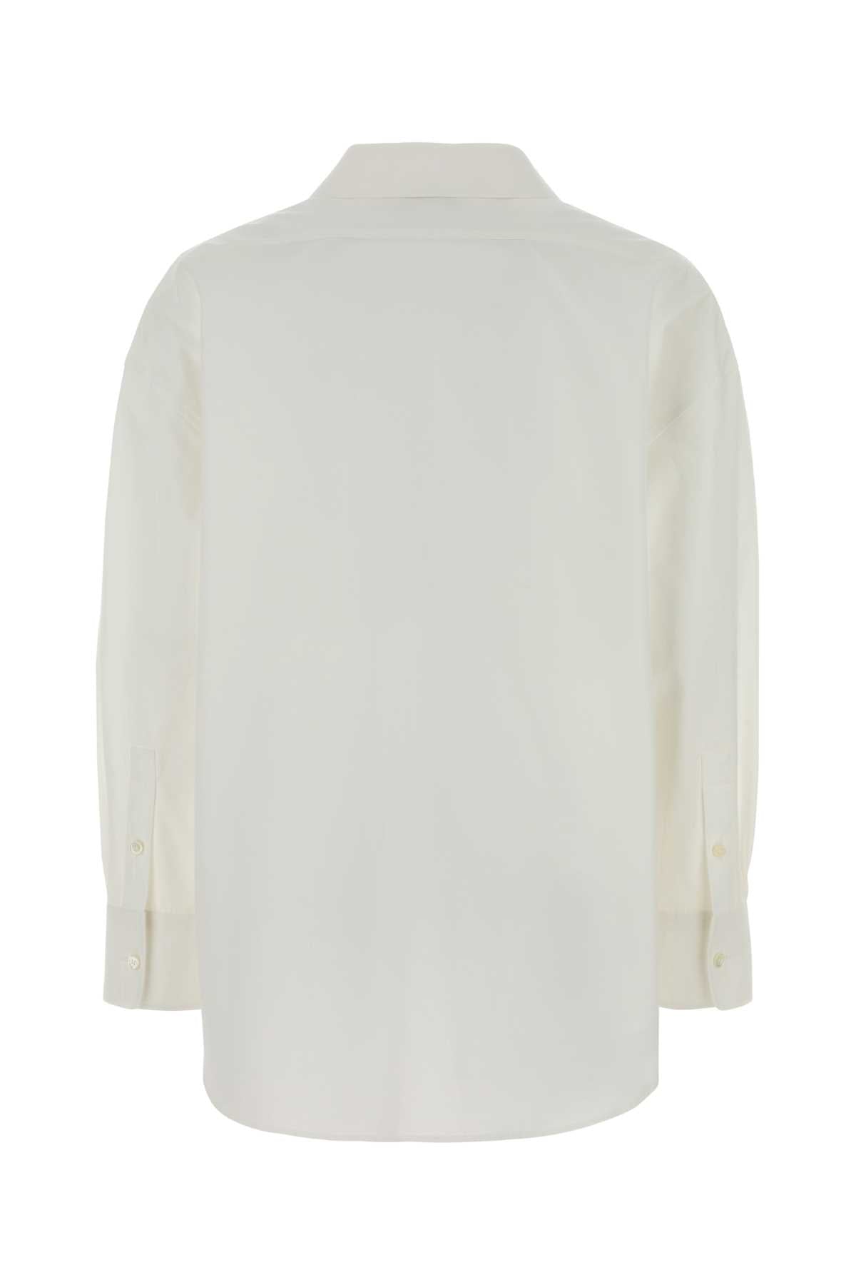 Givenchy Women White Poplin Shirt GIVENCHY