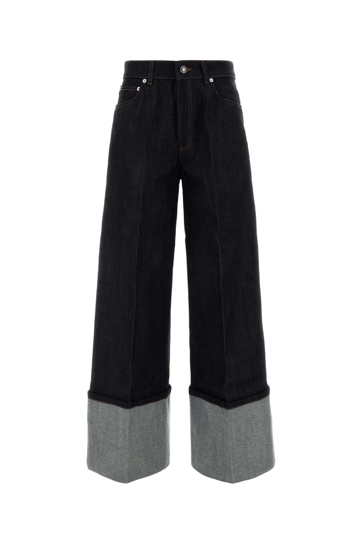 Givenchy Women Turn Up Denim Trousers GIVENCHY