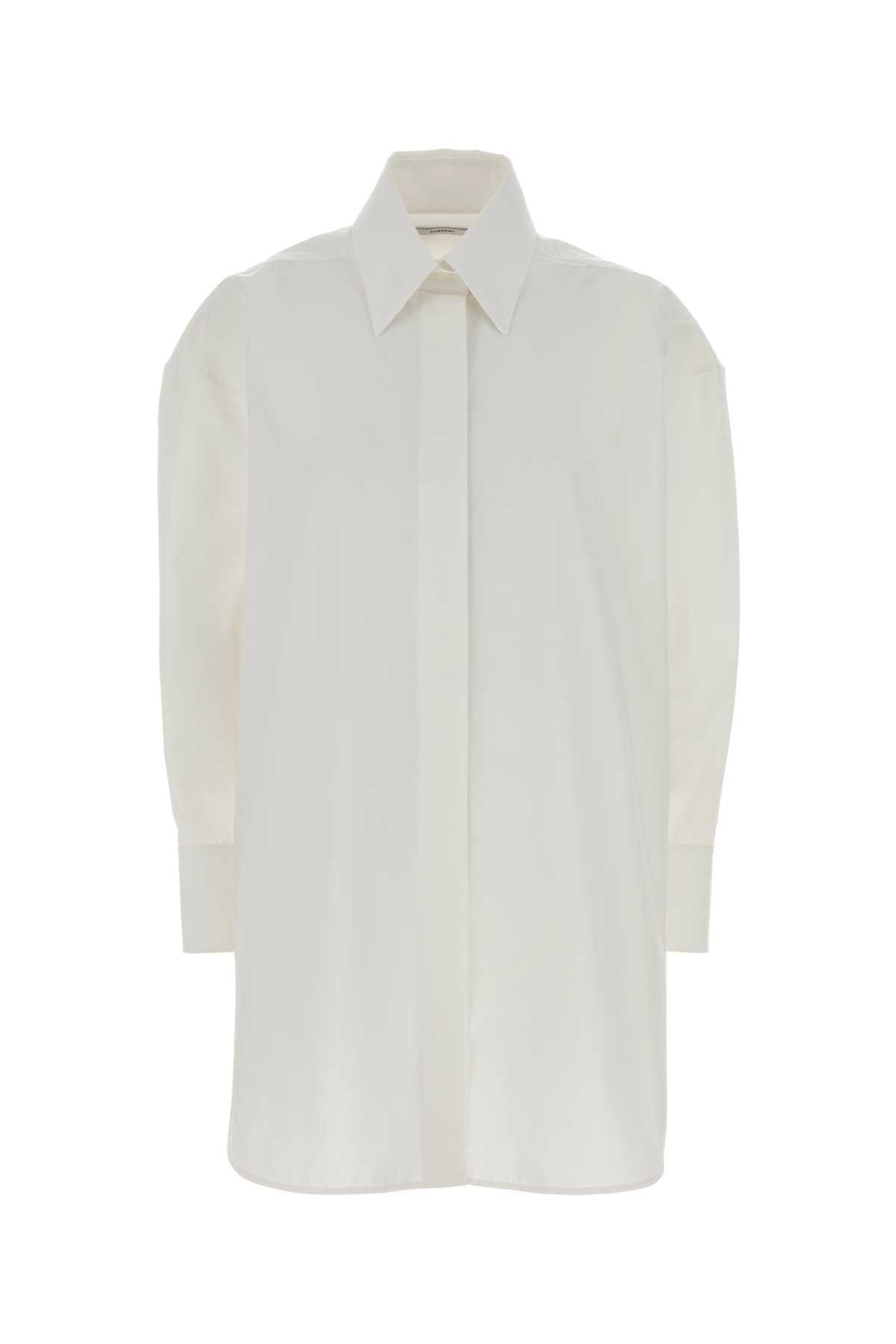 Givenchy Women White Poplin Shirt GIVENCHY