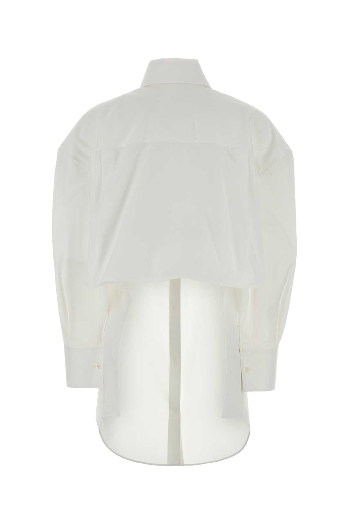 Givenchy Women White Poplin Shirt GIVENCHY
