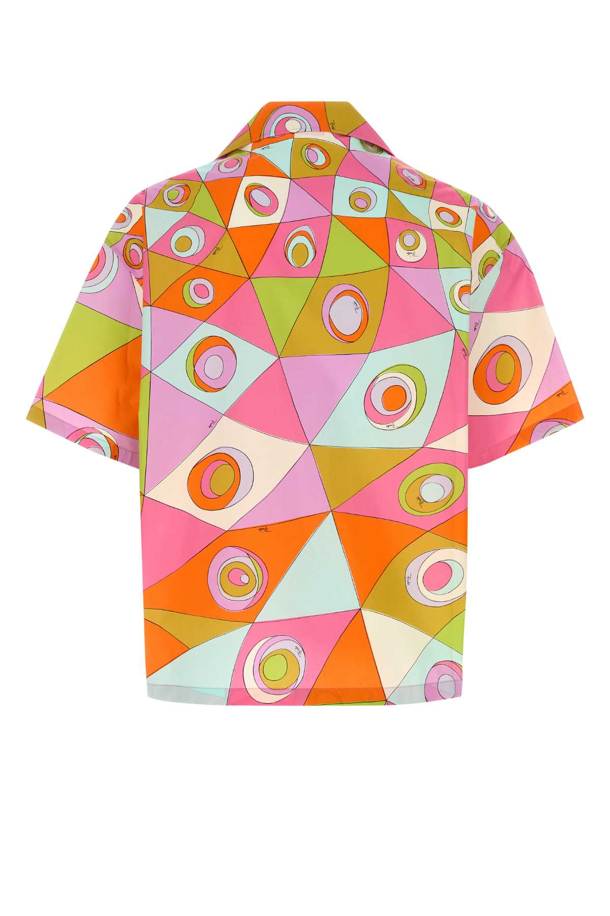 Emilio Pucci Men Printed Poplin Shirt PUCCI