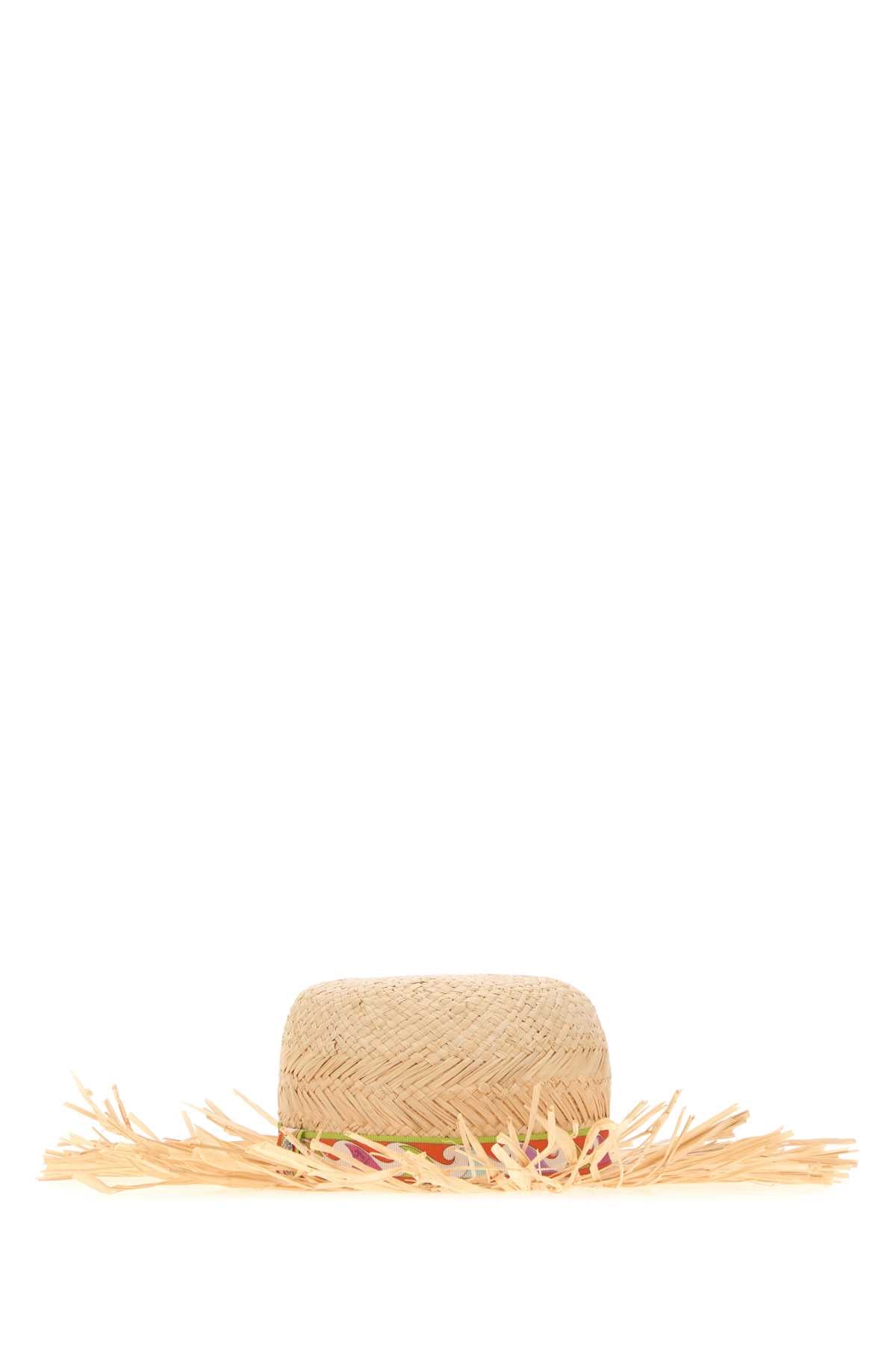 Emilio Pucci Women Raffia Hat PUCCI