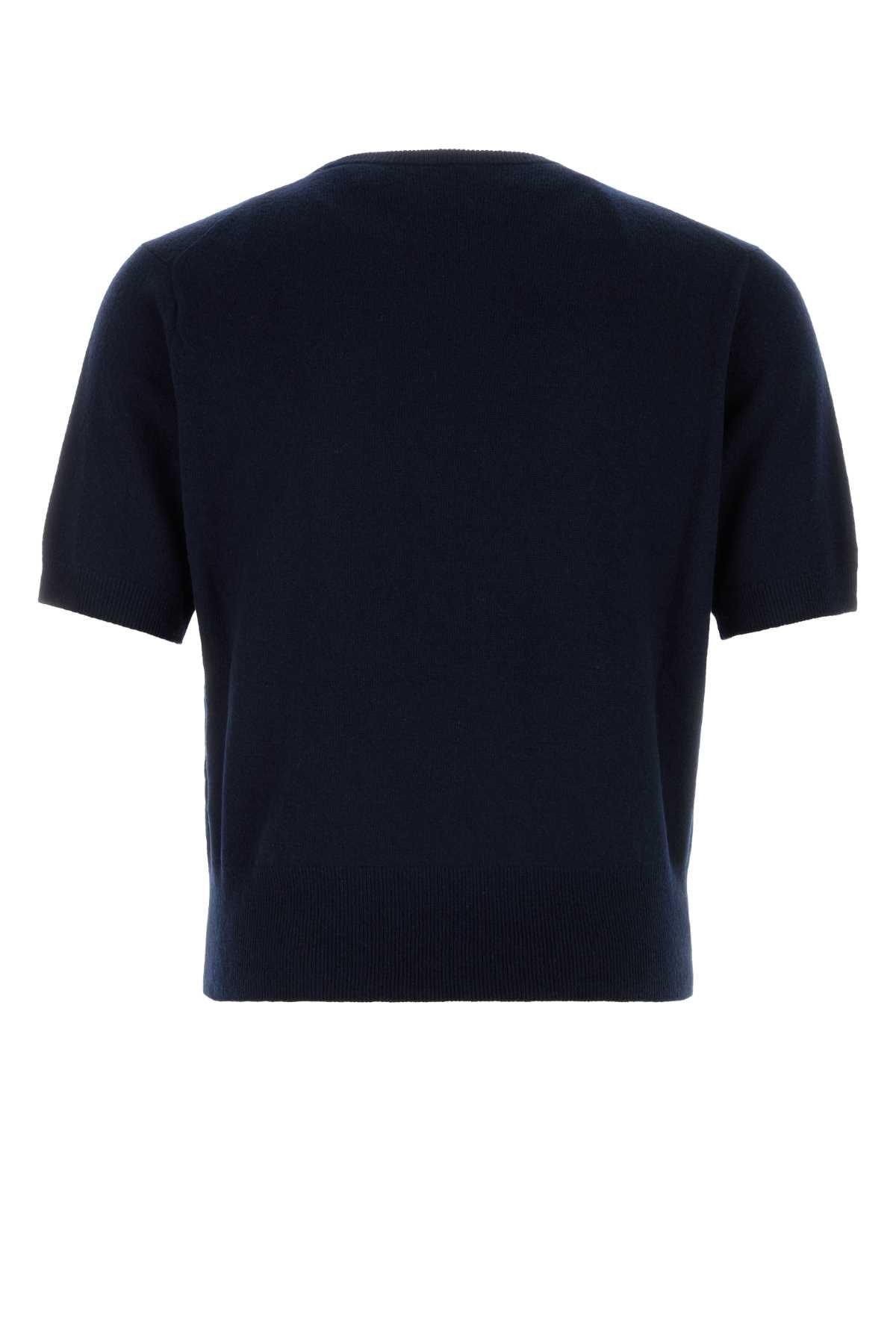 Jil Sander Men Midnight Blue Wool Blend Sweater JIL SANDER