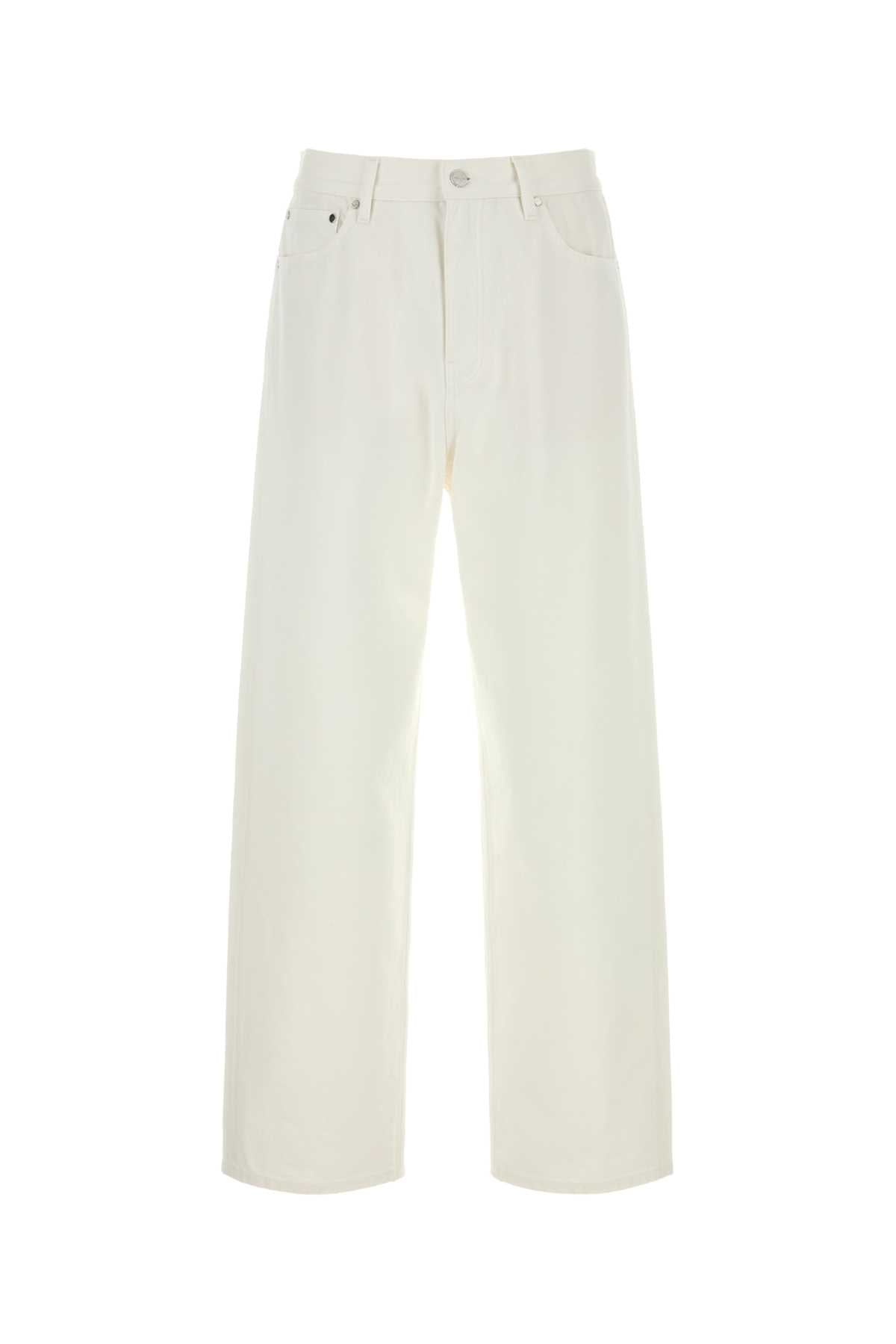Jil Sander Men White Denim Jeans JIL SANDER