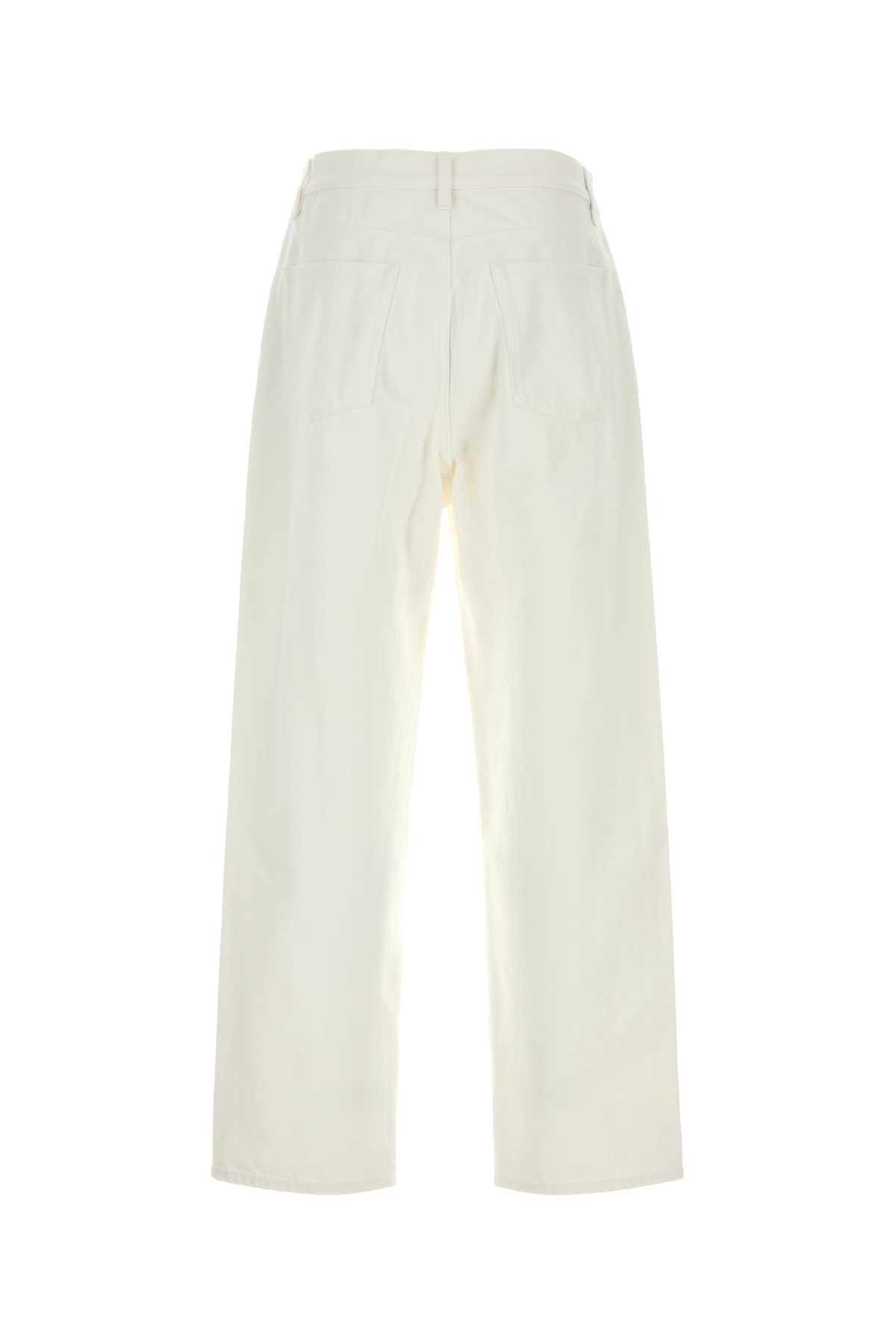 Jil Sander Men White Denim Jeans JIL SANDER
