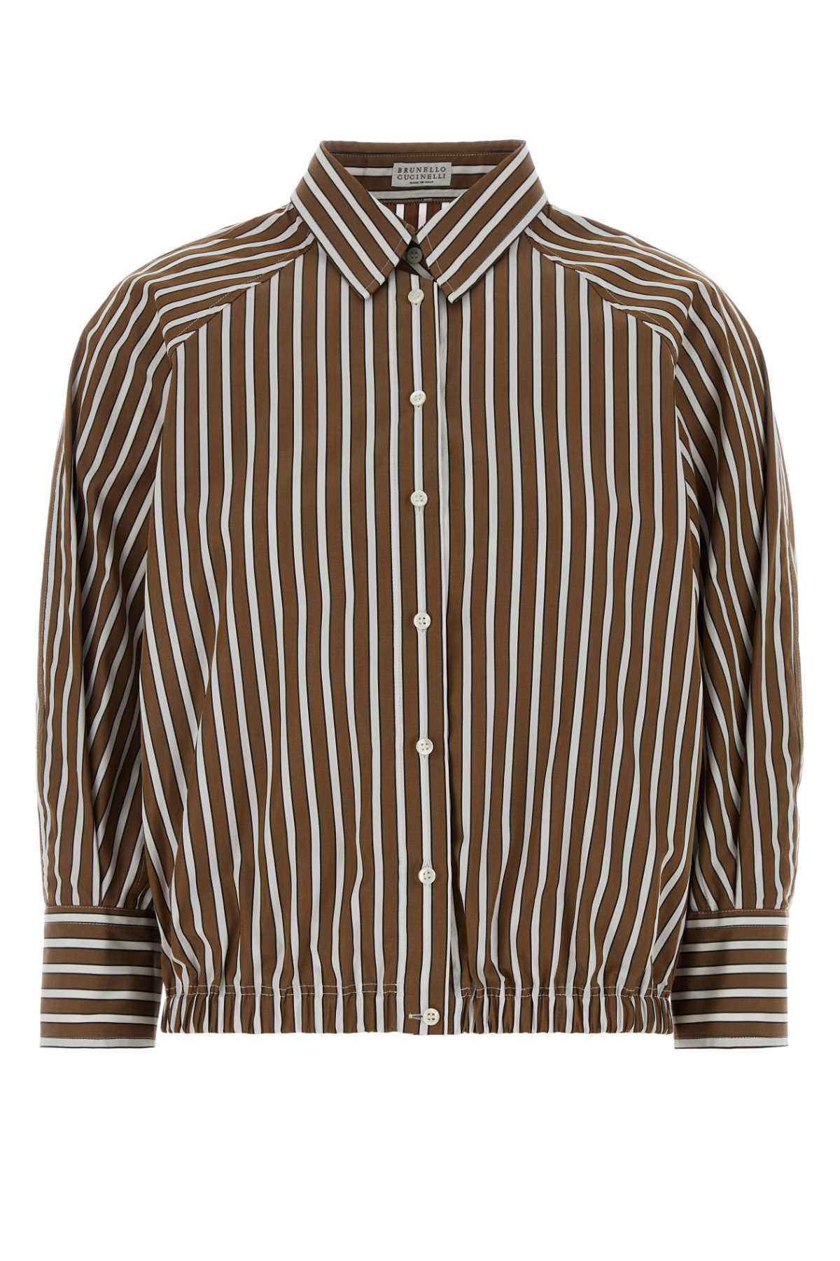 Brunello Cucinelli Women Embroidered Poplin Shirt BRUNELLO CUCINELLI