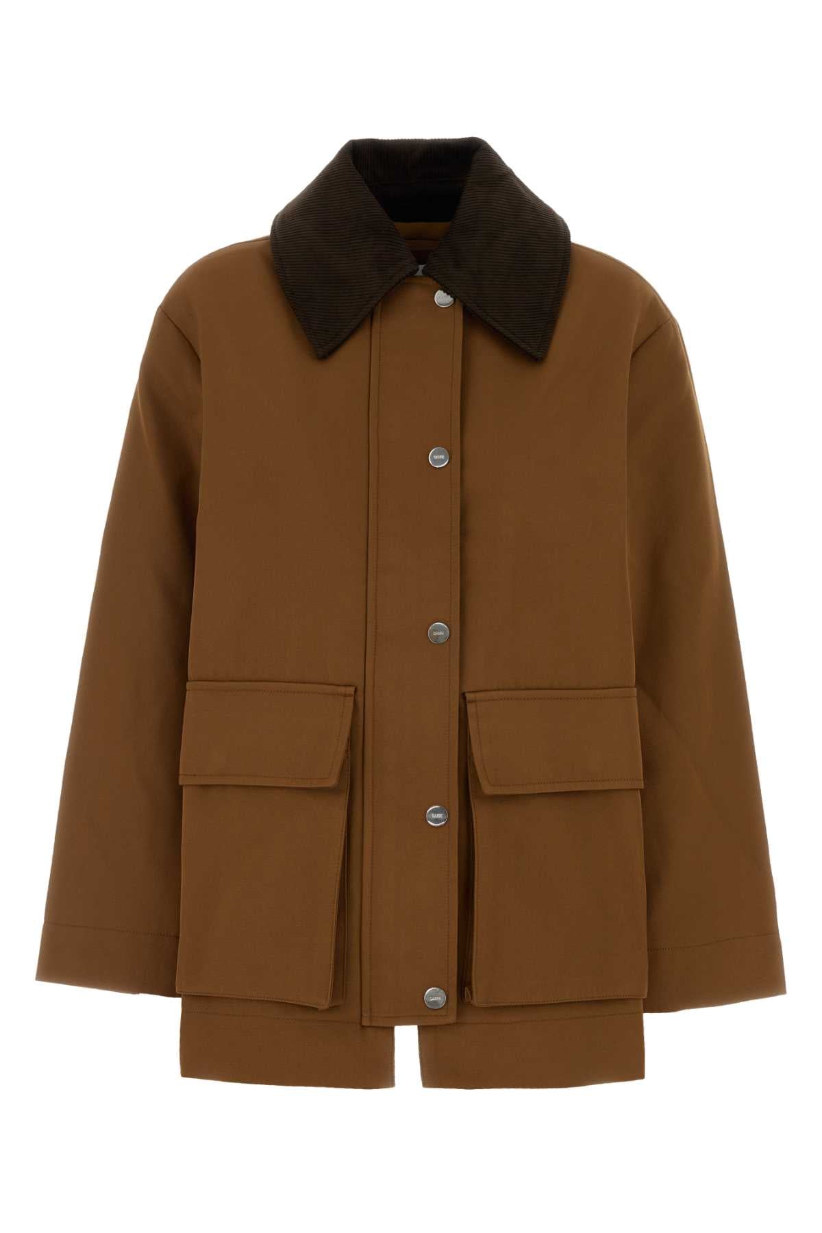 Ganni Women Biscuit Twill Jacket GANNI