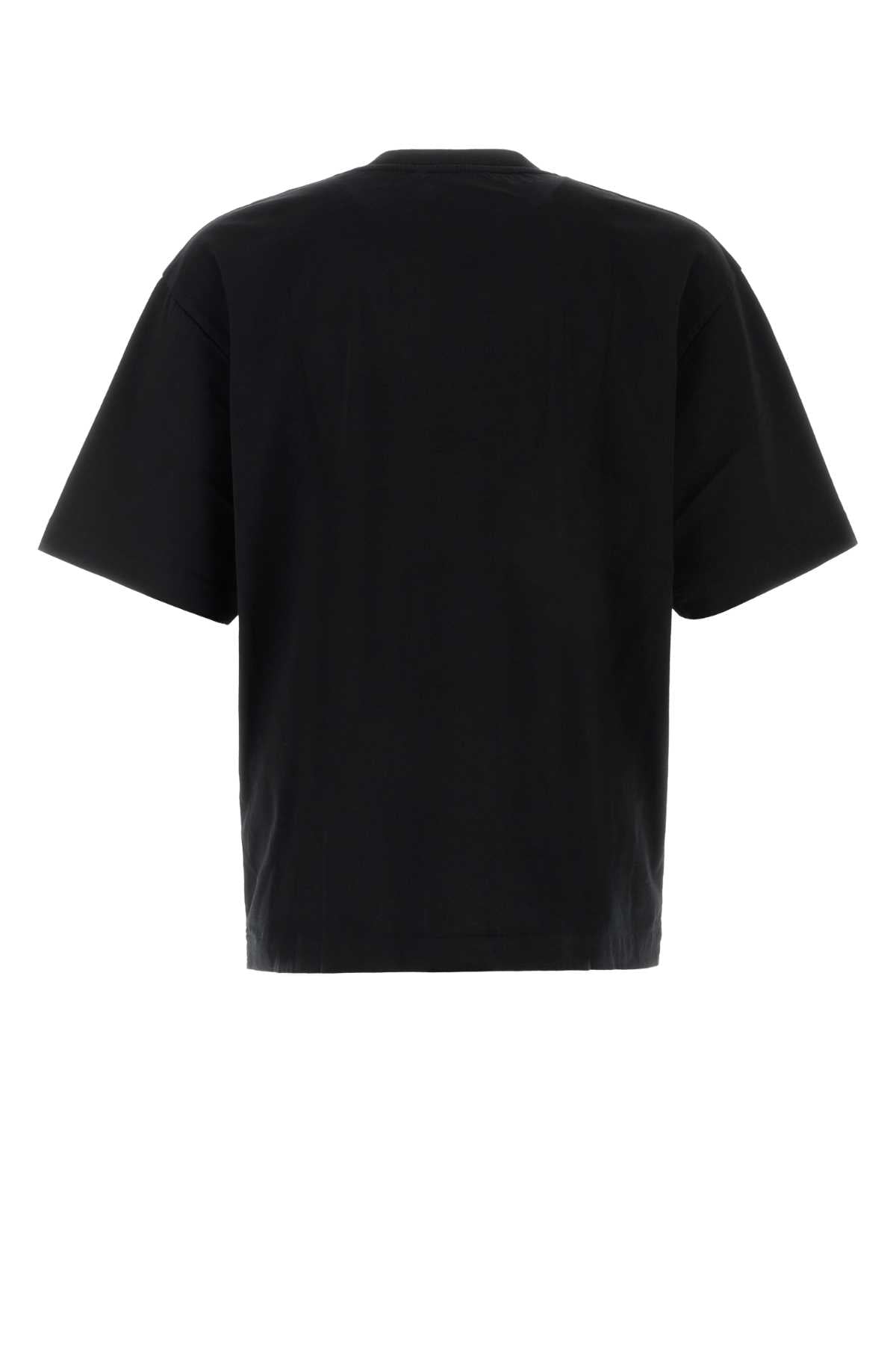 Off White Men Black Cotton Oversize T-Shirt OFF-WHITE