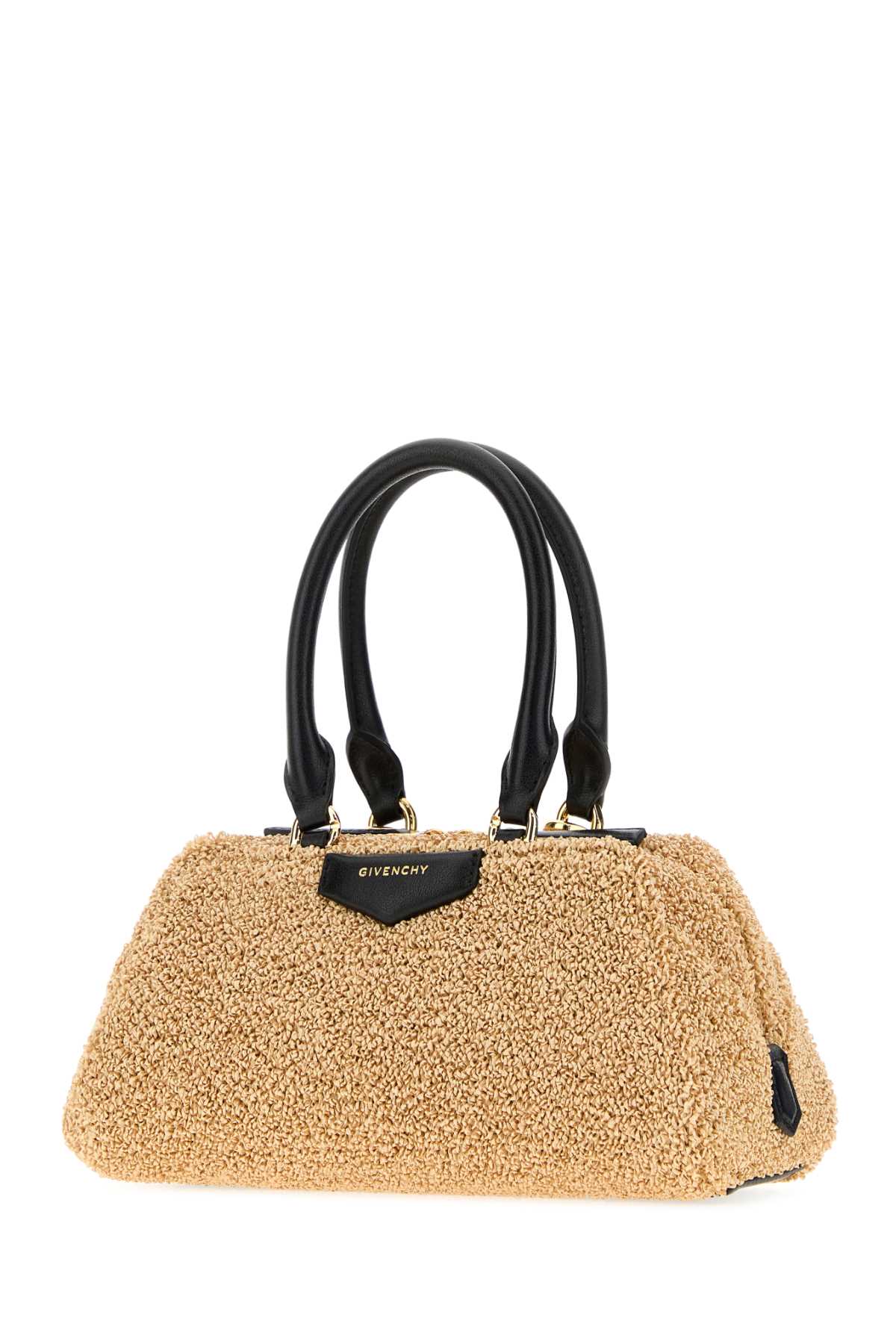Givenchy Women Raffia Mini Antigona East-West Handbag GIVENCHY